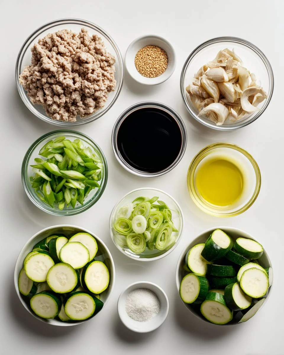Ground Turkey and Zucchini Stir Fry