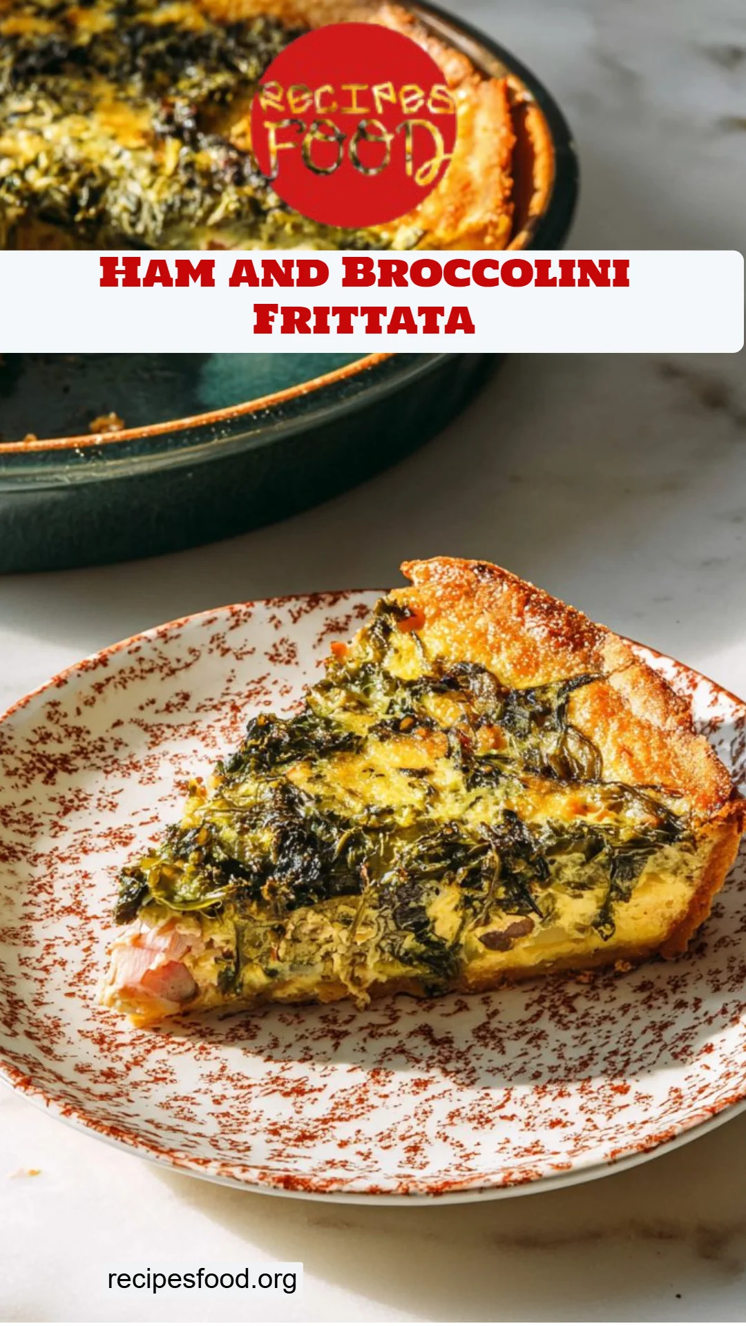 Ham and Broccolini Frittata