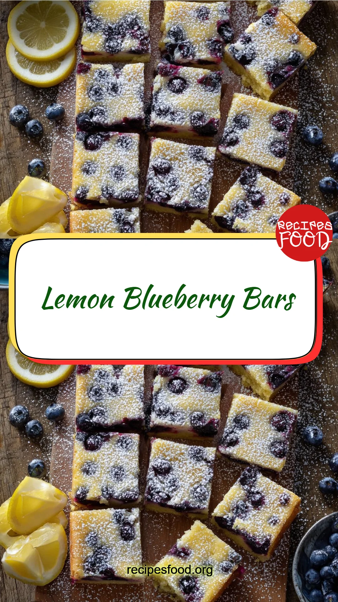 Lemon Blueberry Bars