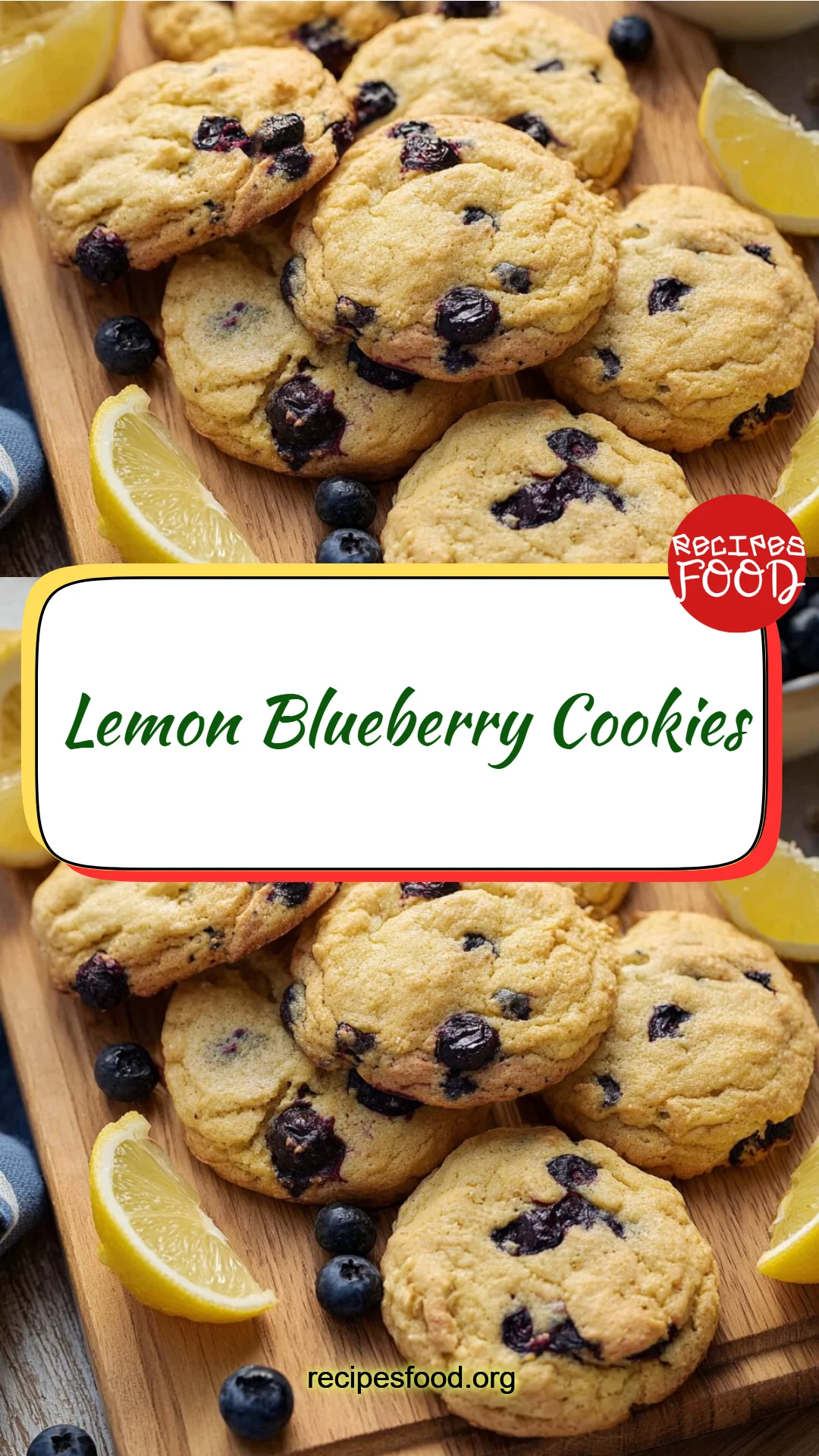 Lemon Blueberry Cookies