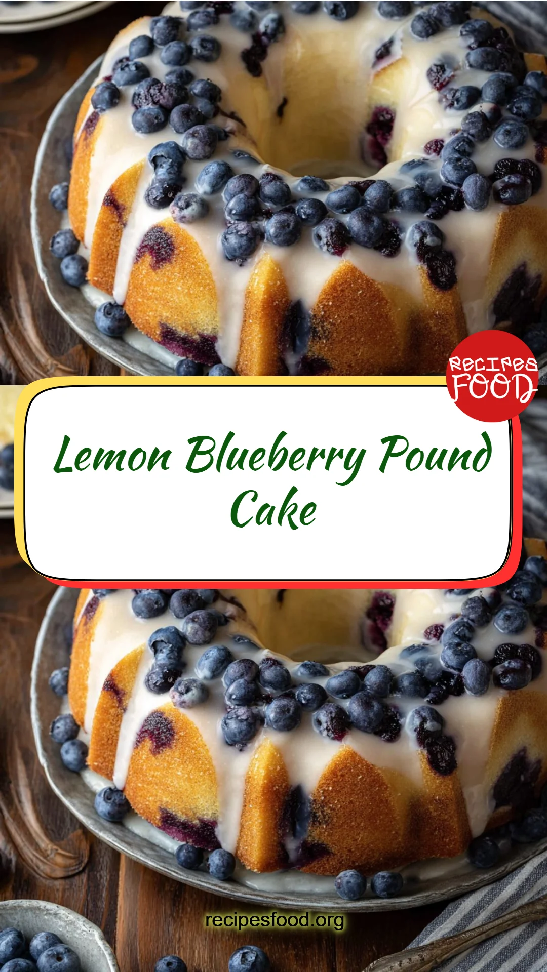Lemon Blueberry Pound Cake