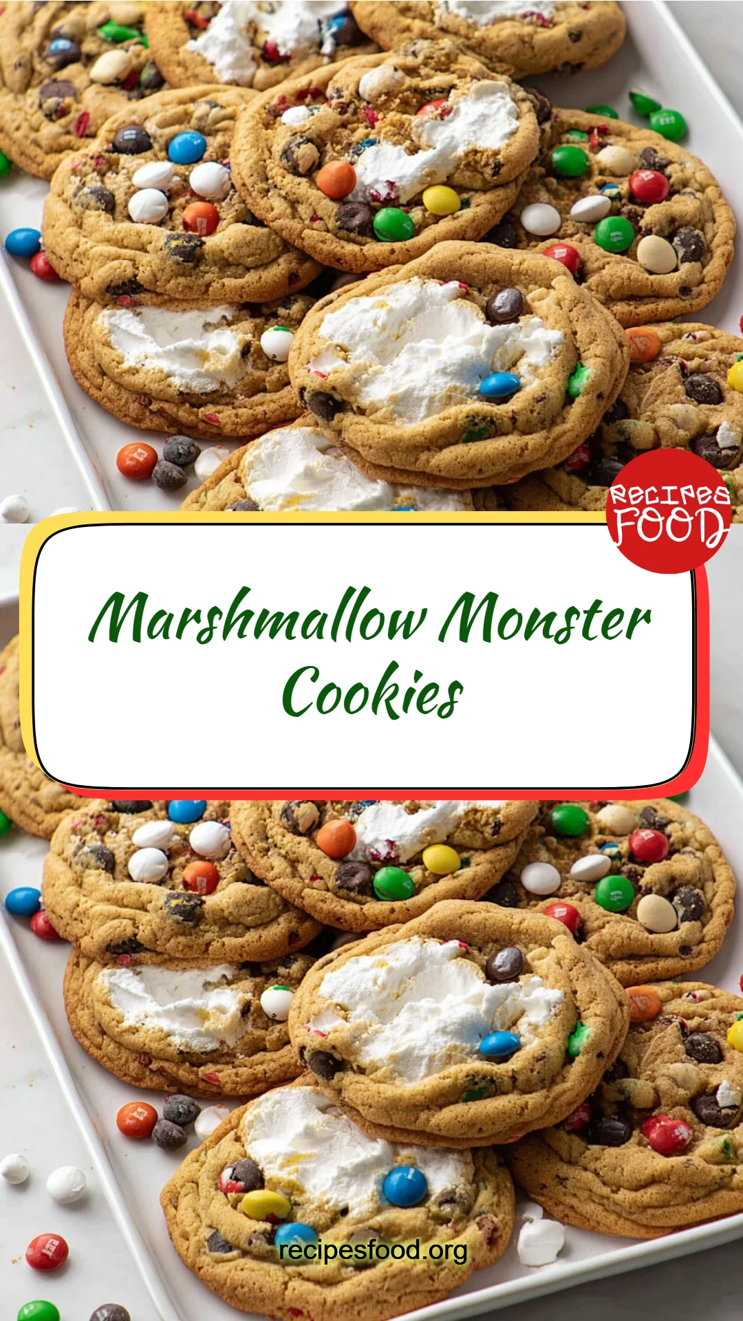 Marshmallow Monster Cookies