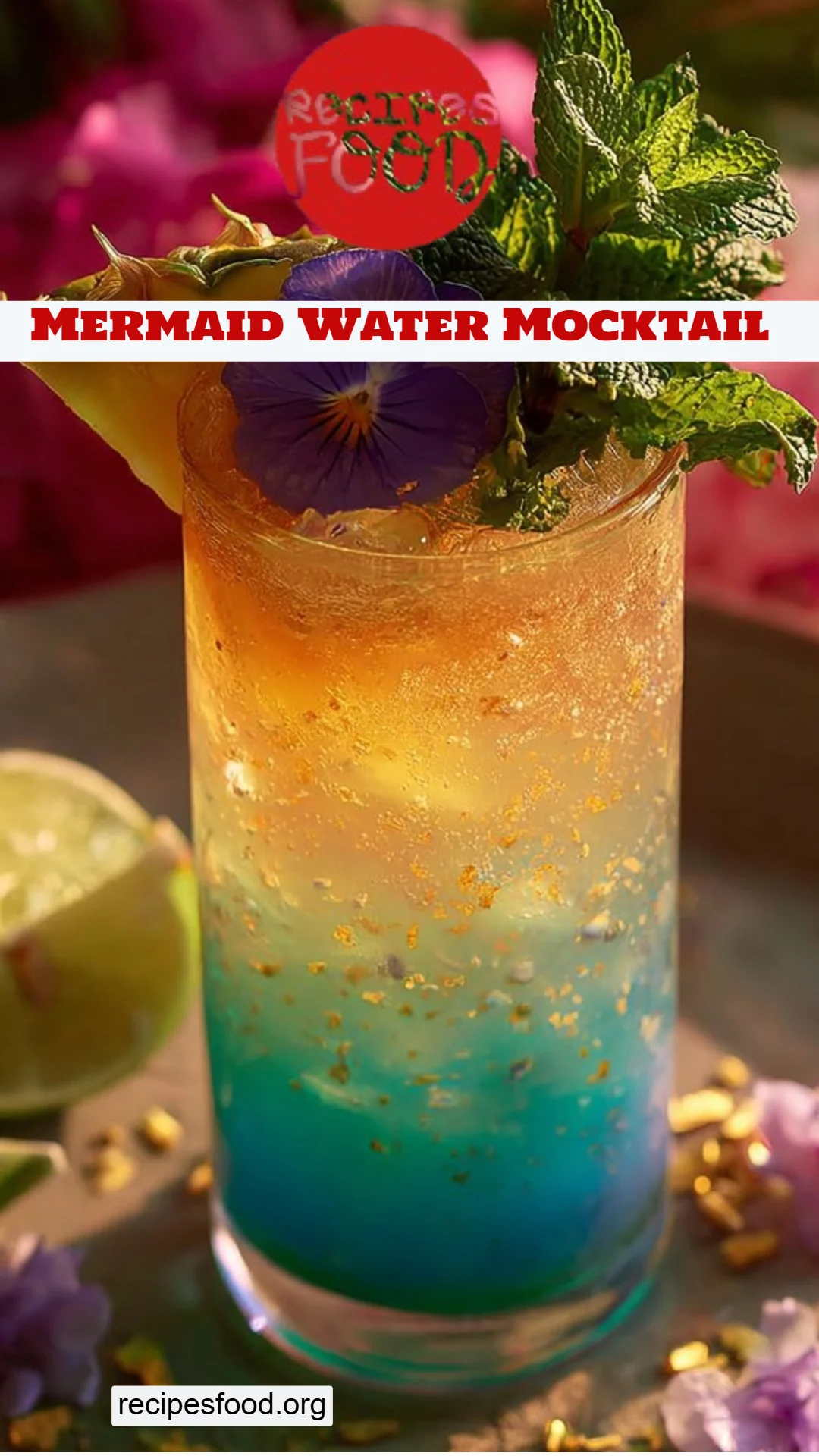 Mermaid Water Mocktail
