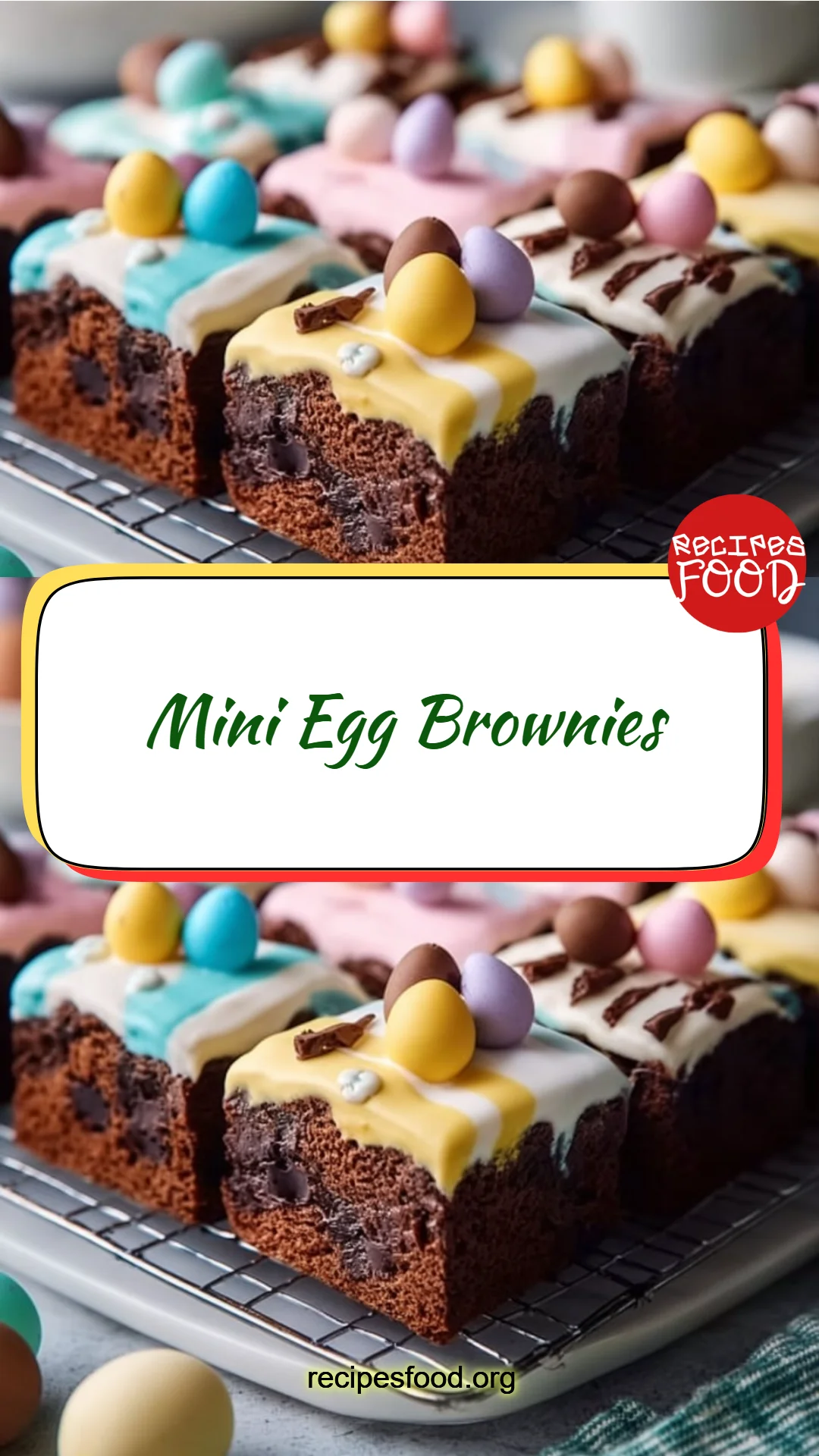 Mini Egg Brownies