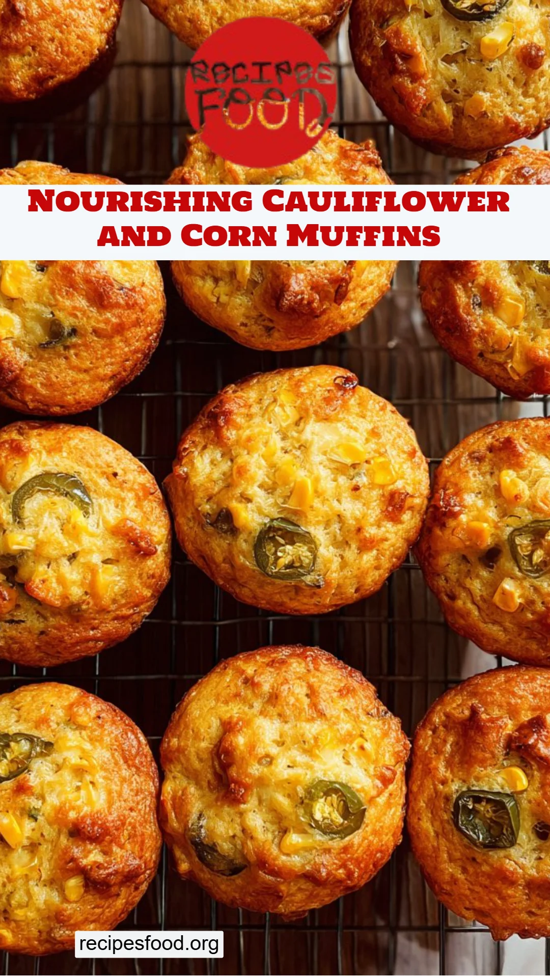 Nourishing Cauliflower and Corn Muffins