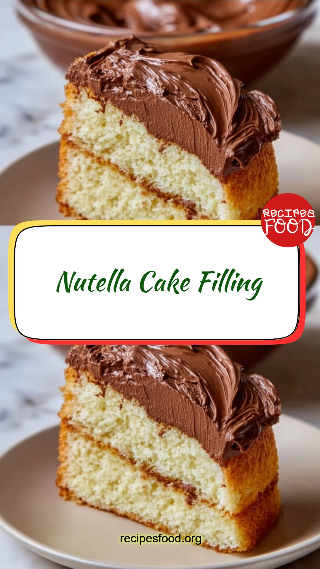Nutella Cake Filling