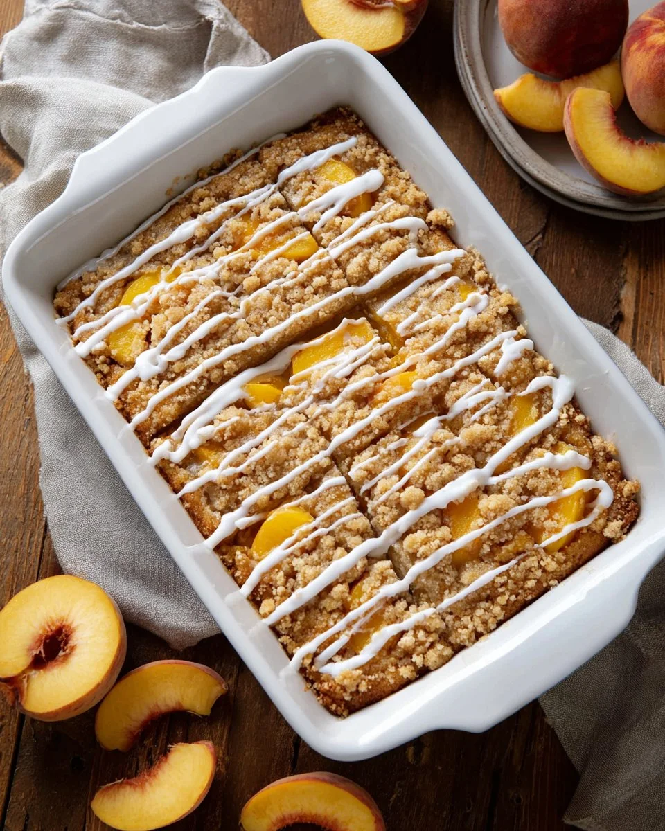 Peach Crumb Cake