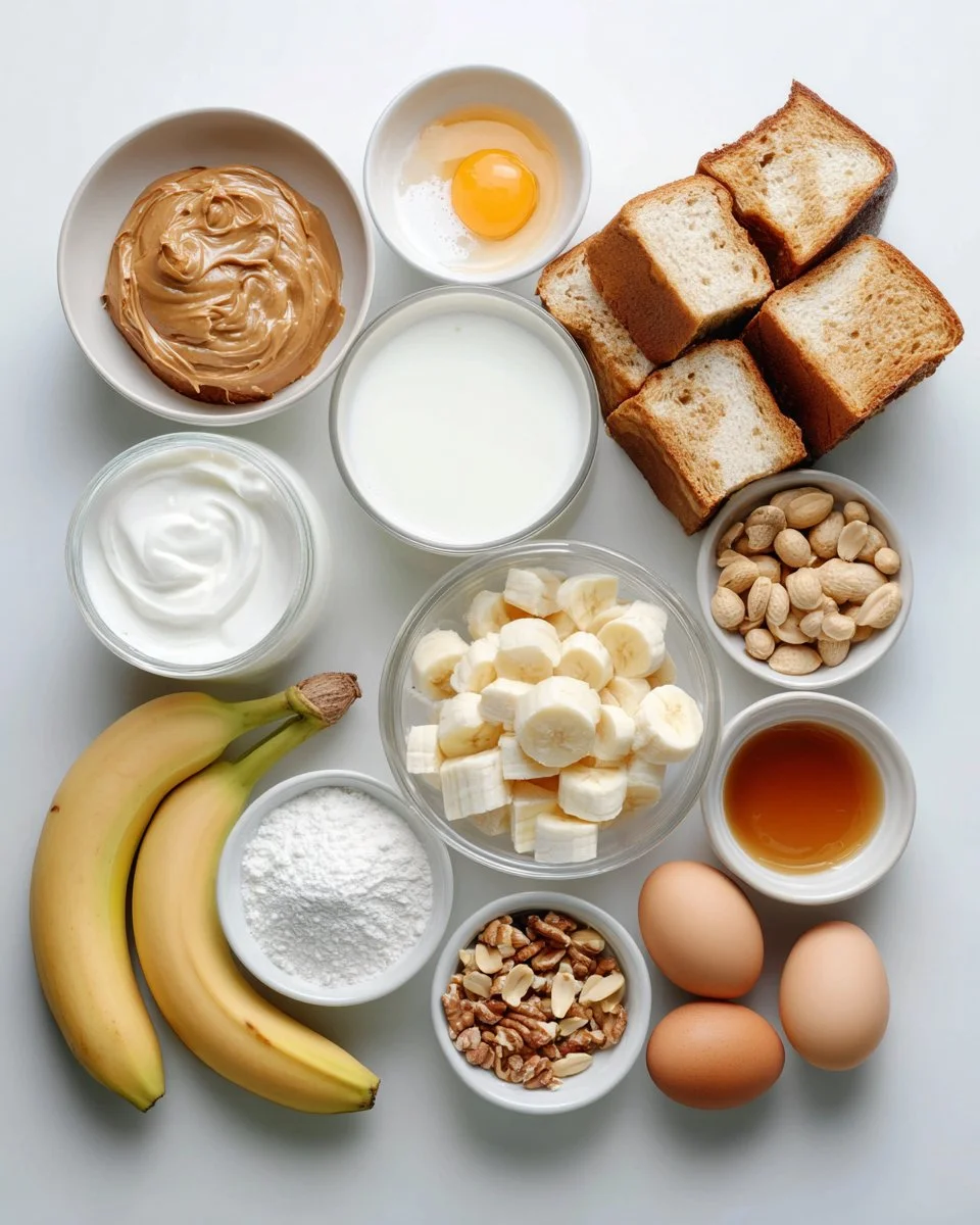 Peanut Butter Banana Overnight French Toast