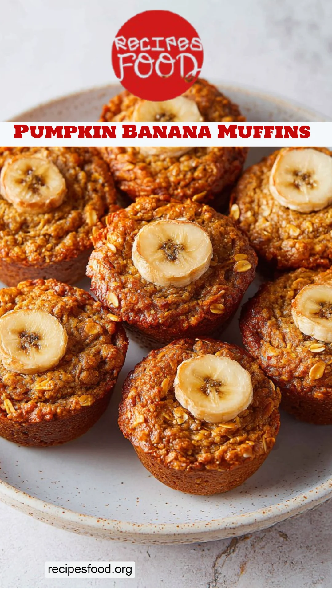 Pumpkin Banana Muffins