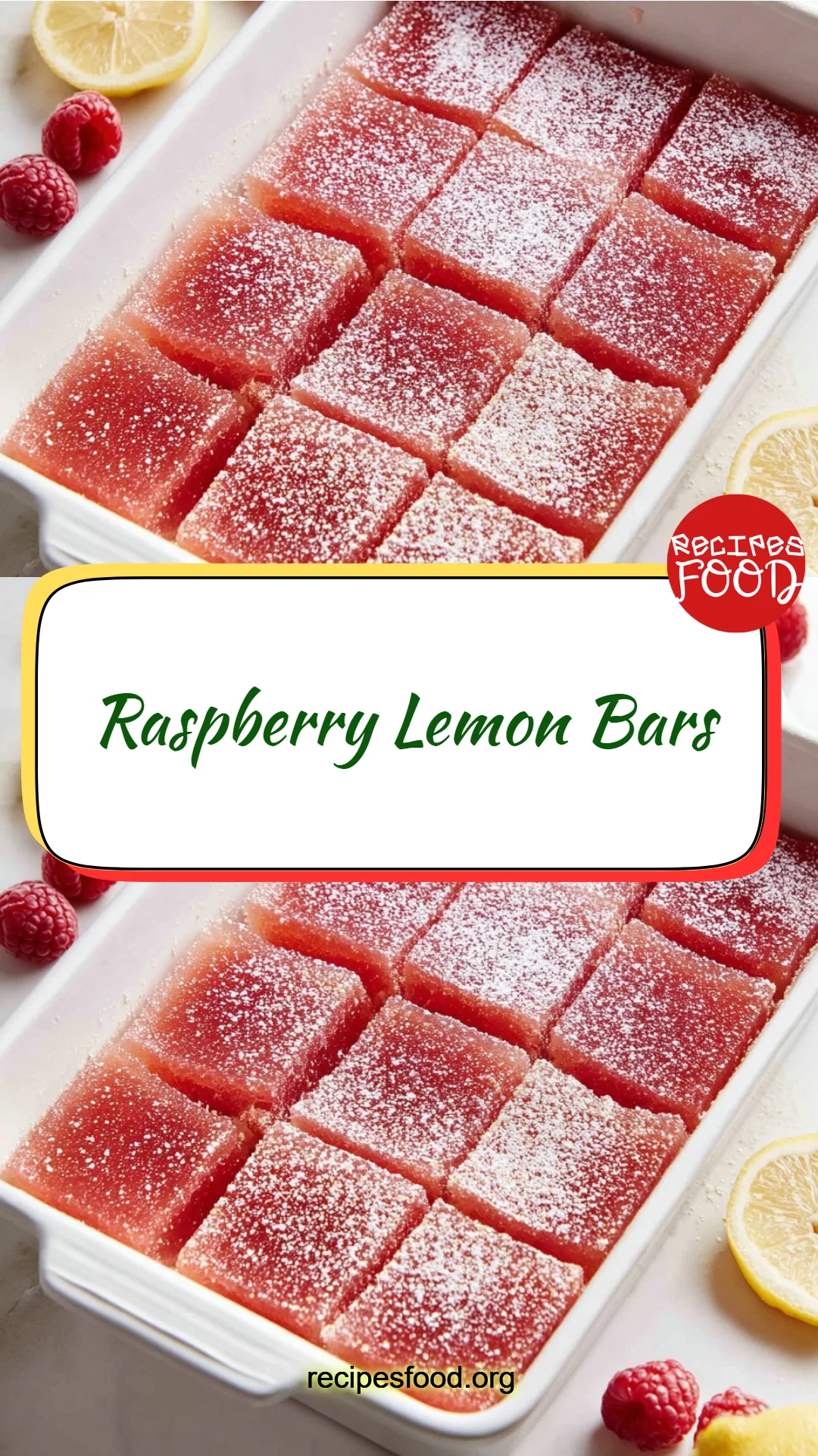 Raspberry Lemon Bars