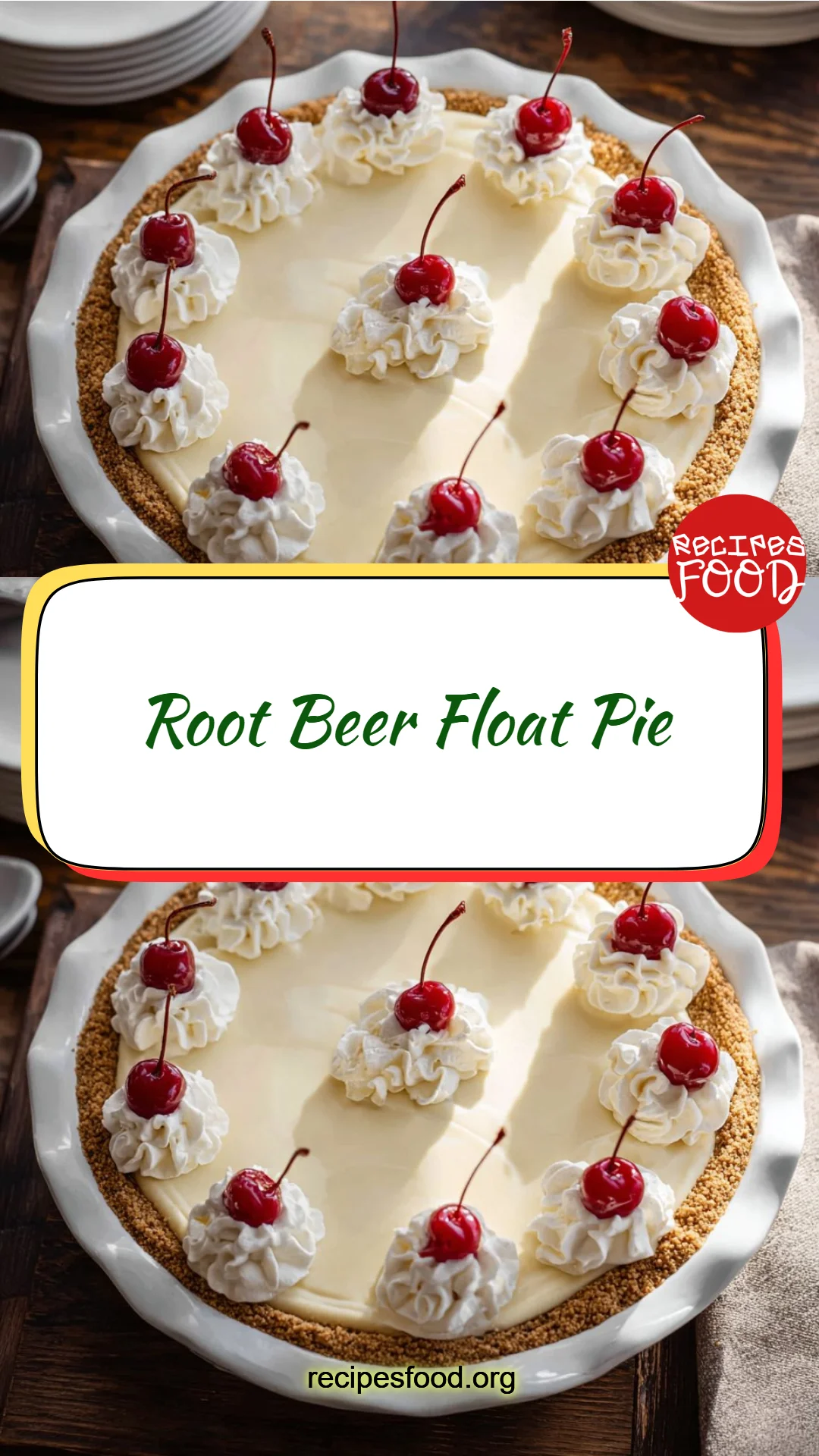 Root Beer Float Pie