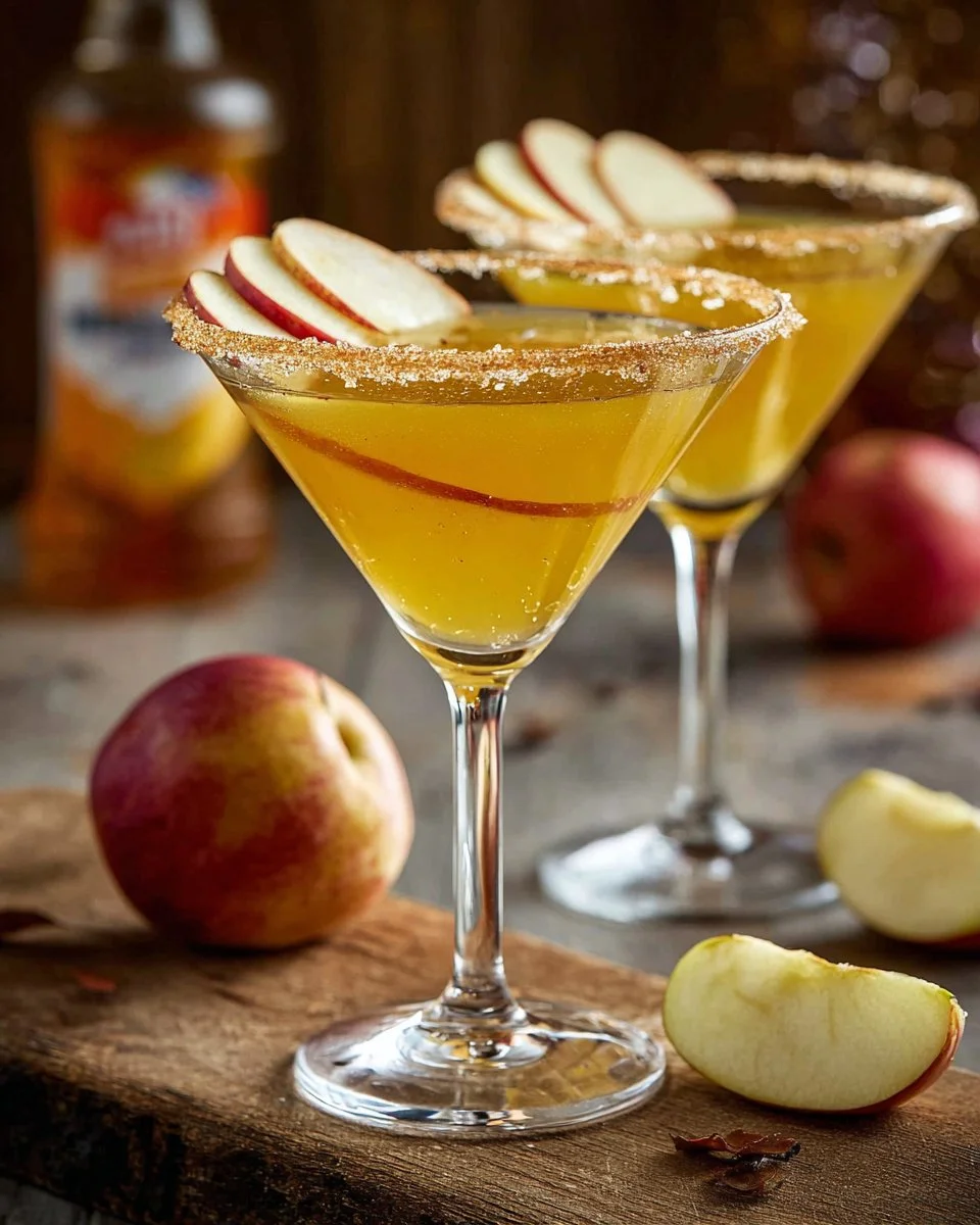 Salted Caramel Apple Martini