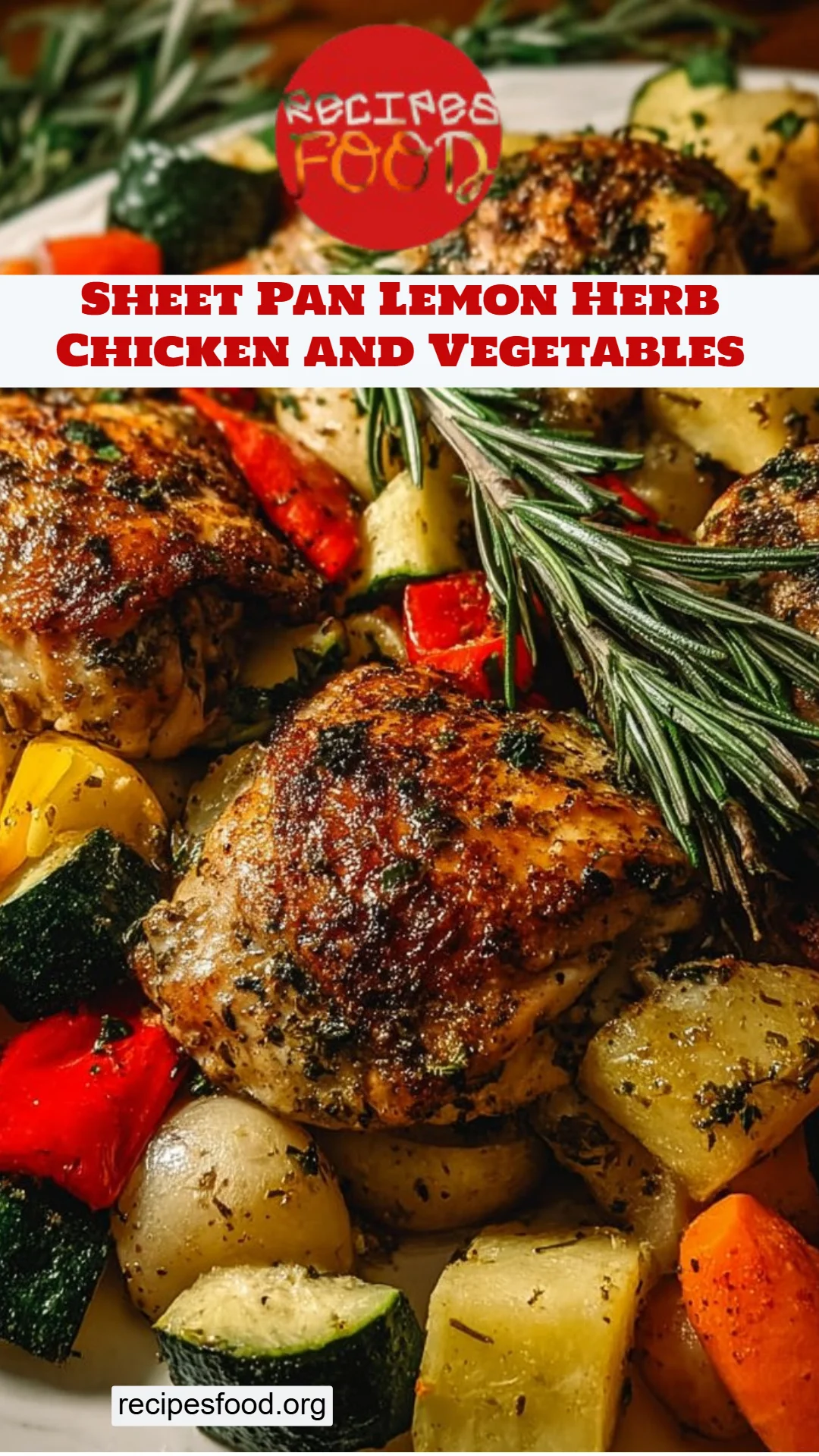Sheet Pan Lemon Herb Chicken and Vegetables