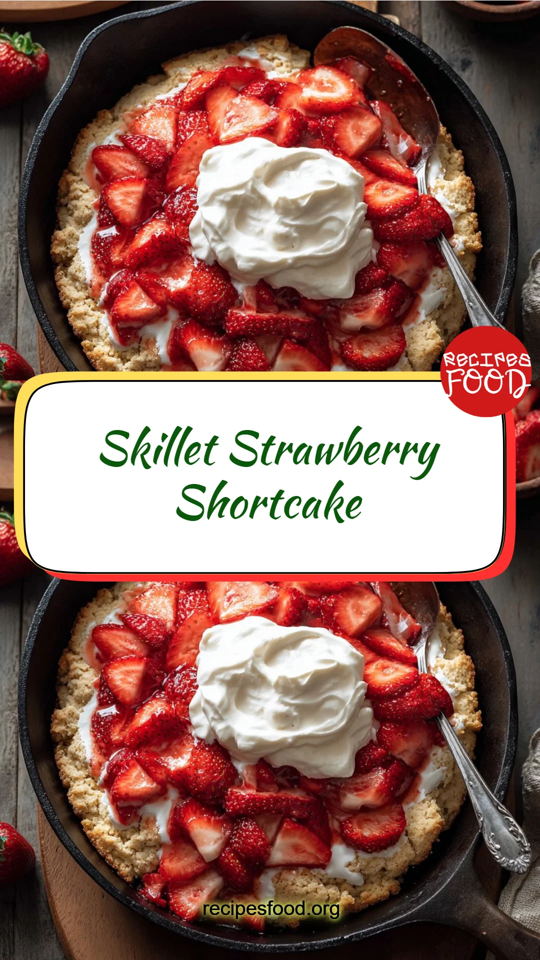 Skillet Strawberry Shortcake