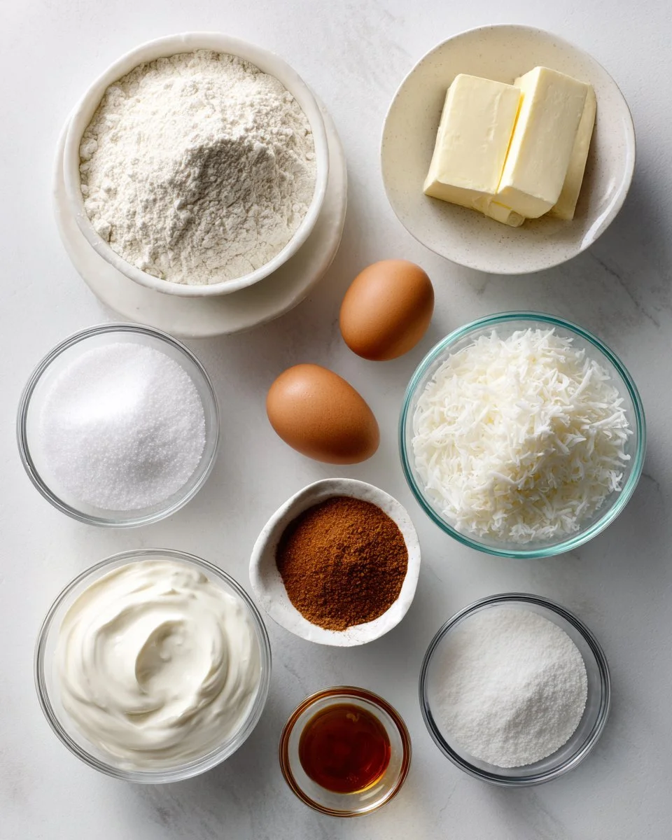 Sour Cream Coconut Cake