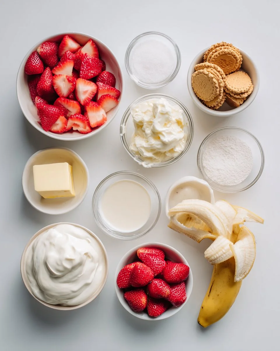 Strawberry Banana Cheesecake