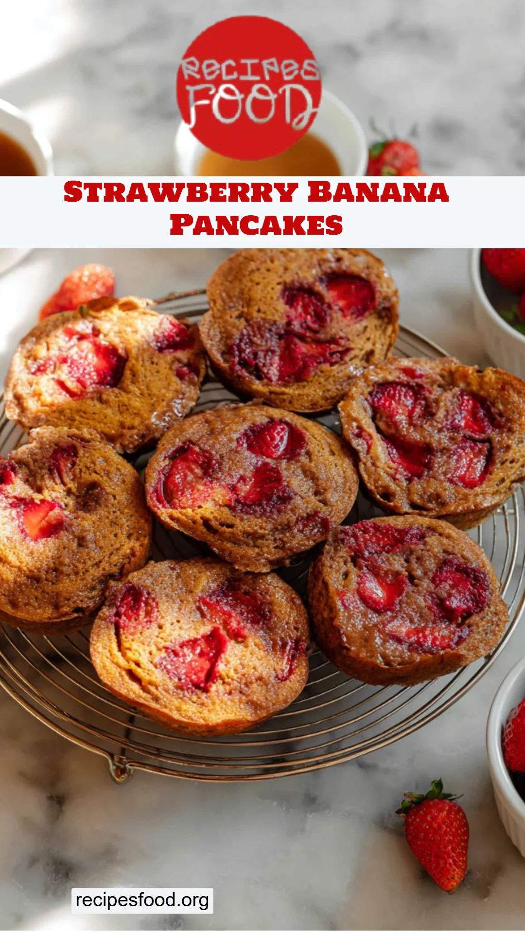 Strawberry Banana Pancakes