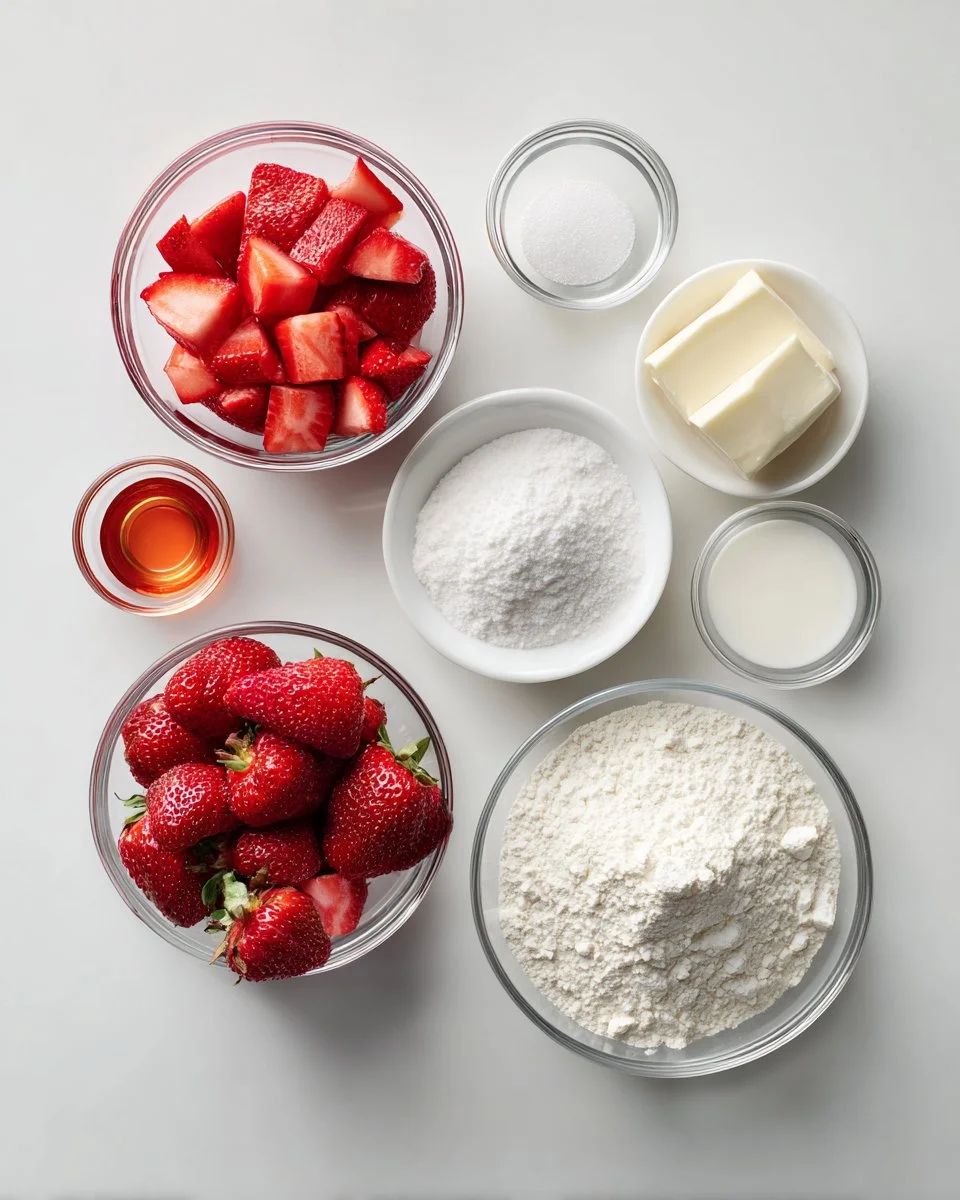 Strawberry Butter Swim Biscuits