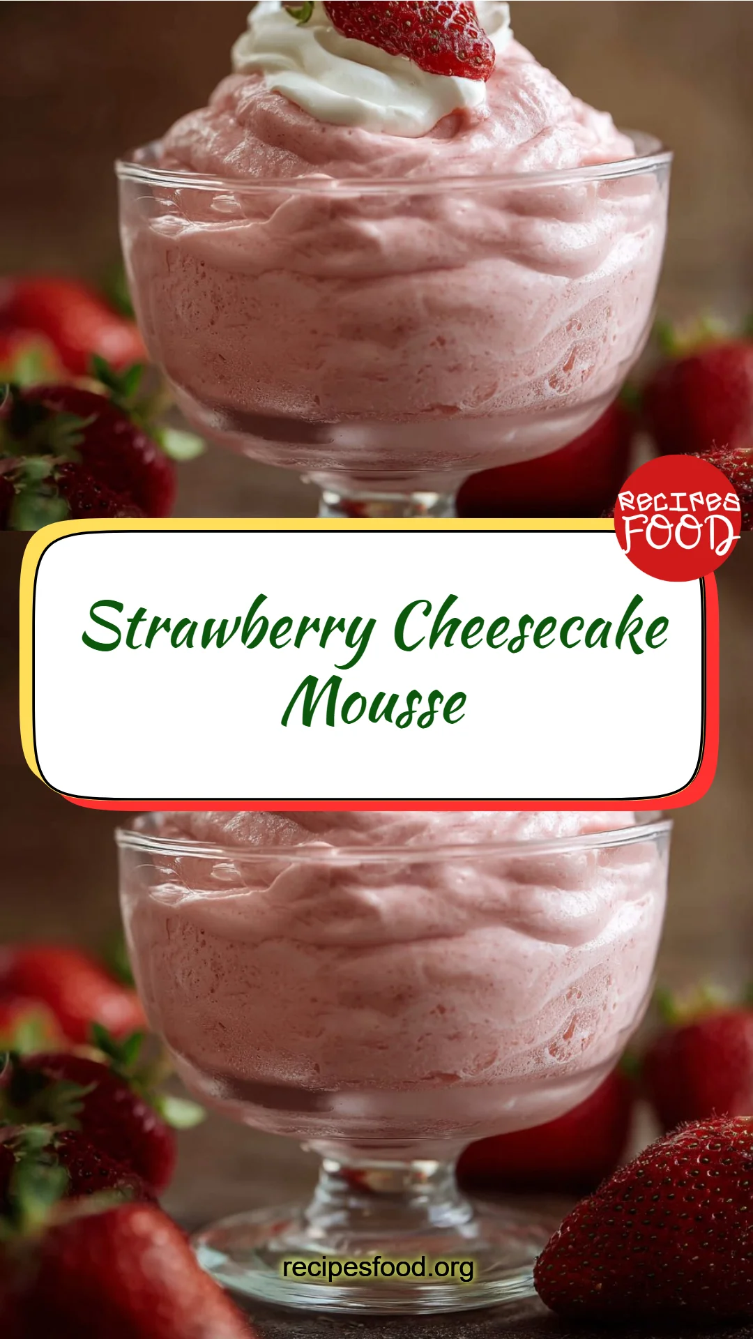 Strawberry Cheesecake Mousse