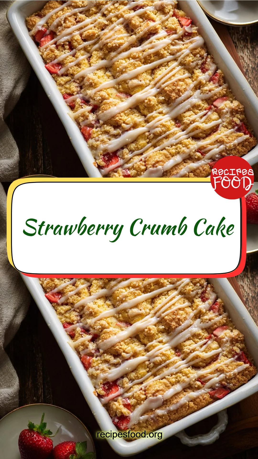 Strawberry Crumb Cake