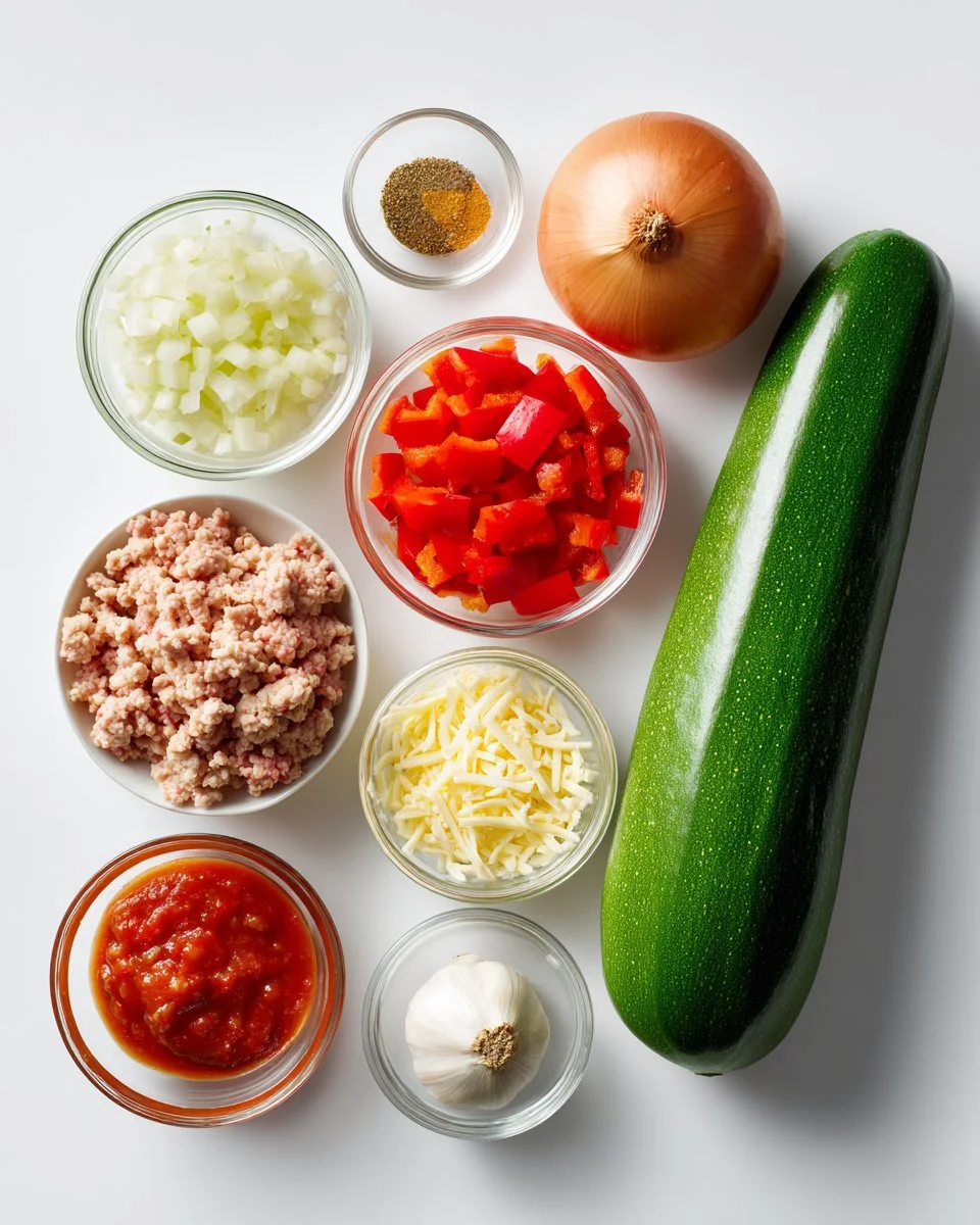 Stuffed Zucchini Boats