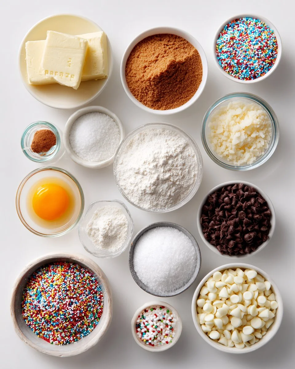 Thick and Chewy Sprinkles Cookies