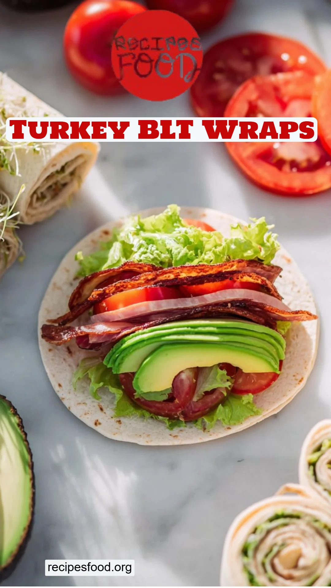 Turkey BLT Wraps