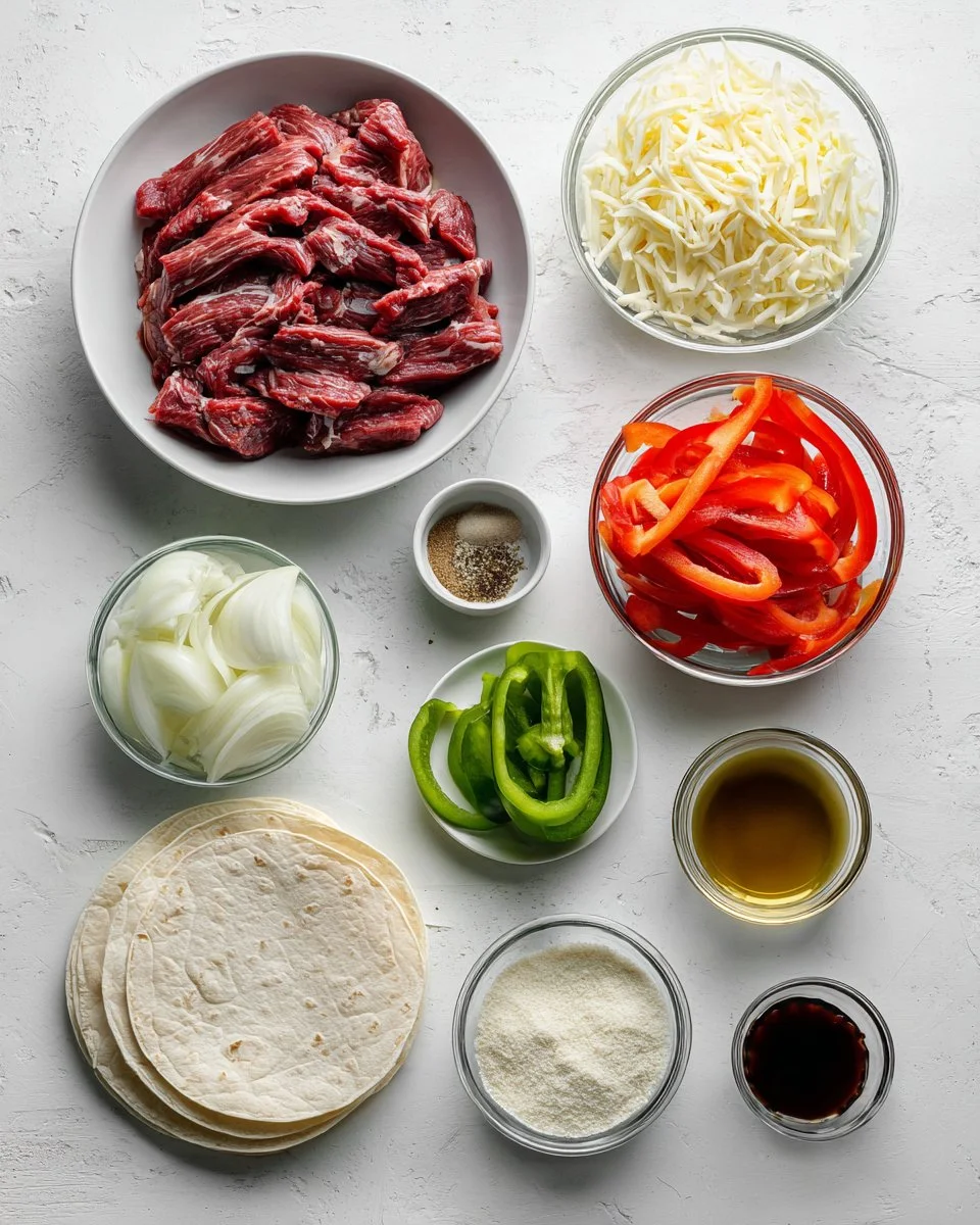 Weeknight Philly Cheesesteak Quesadillas