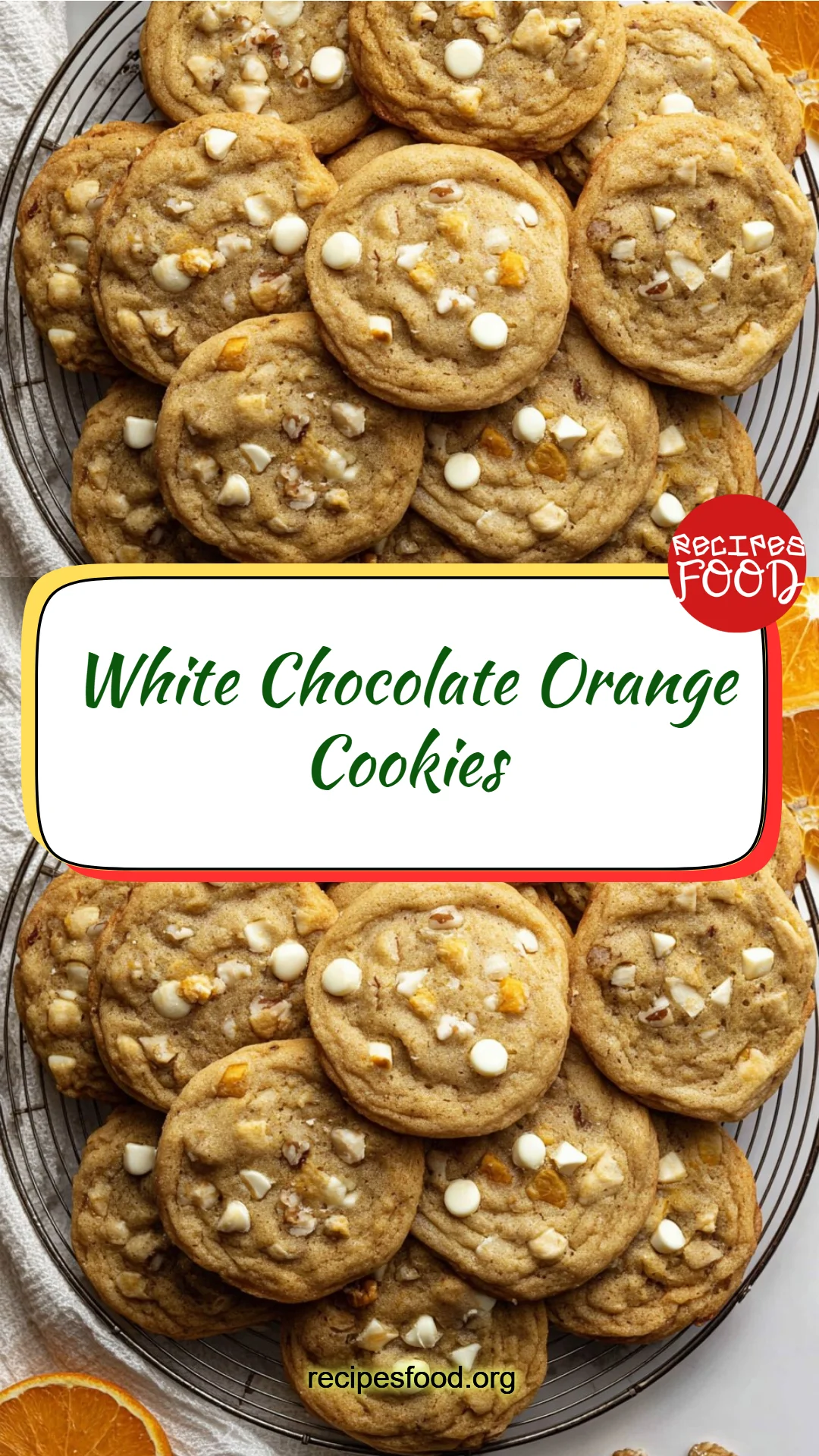 White Chocolate Orange Cookies