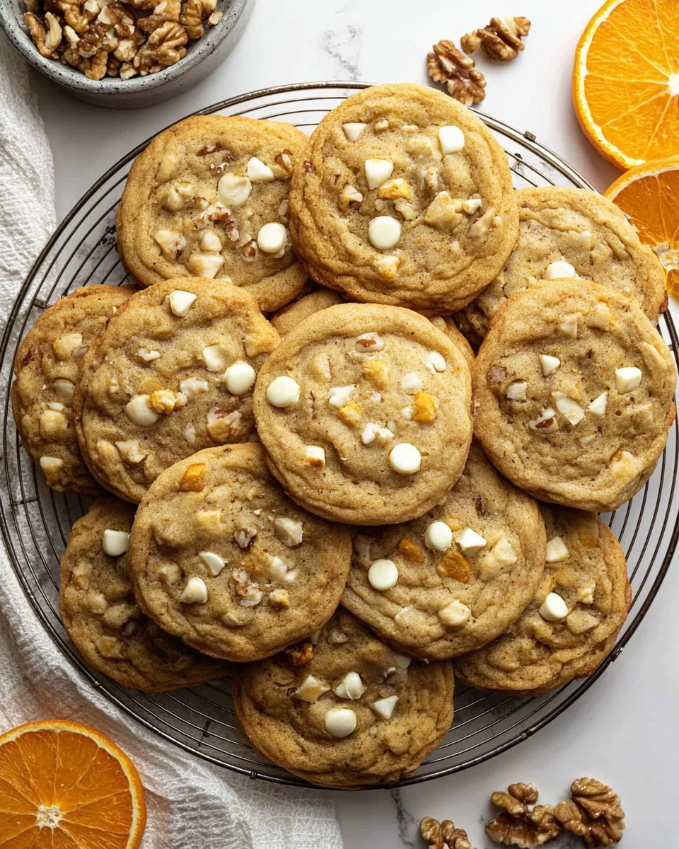 White Chocolate Orange Cookies