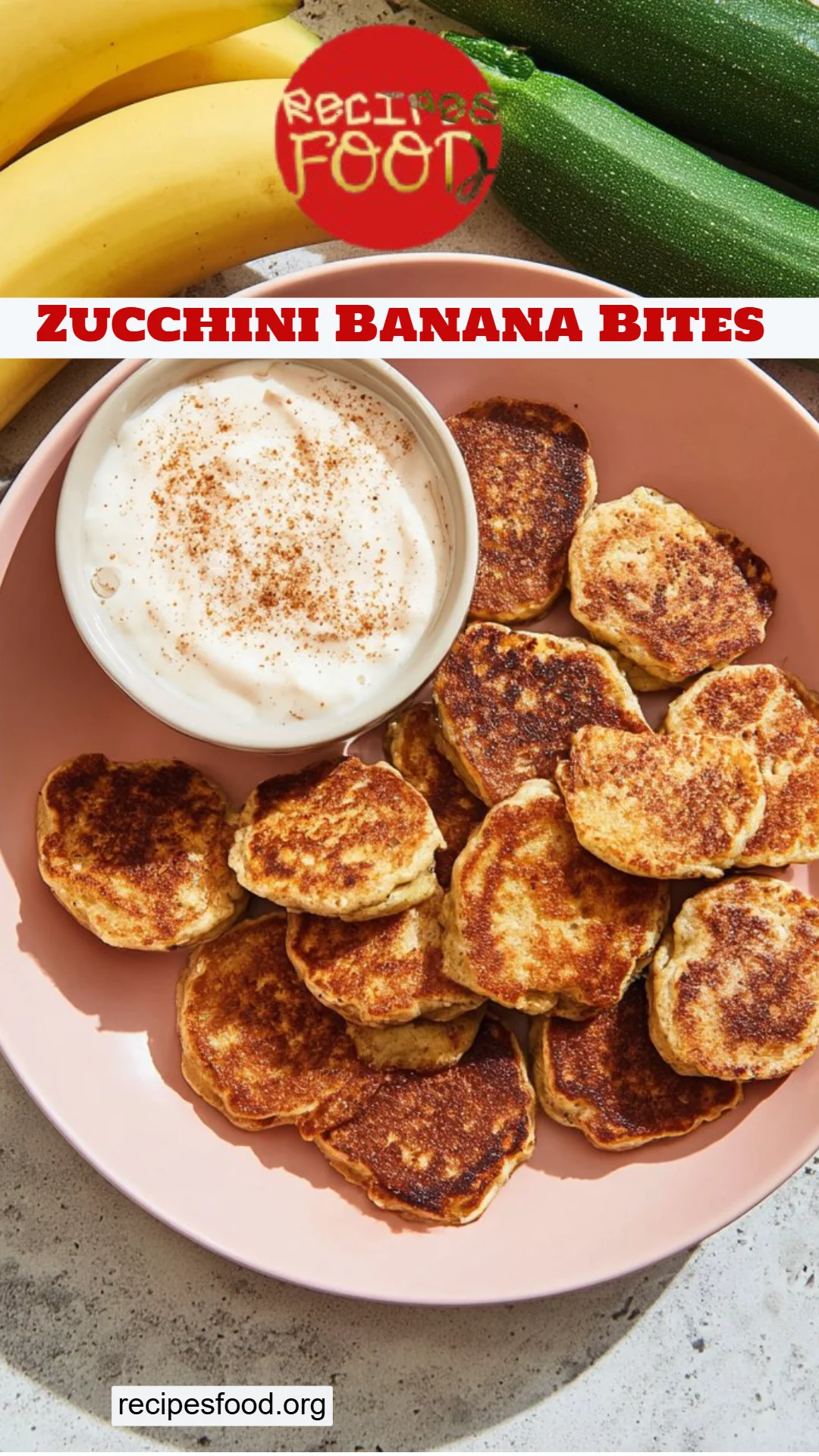 Zucchini Banana Bites