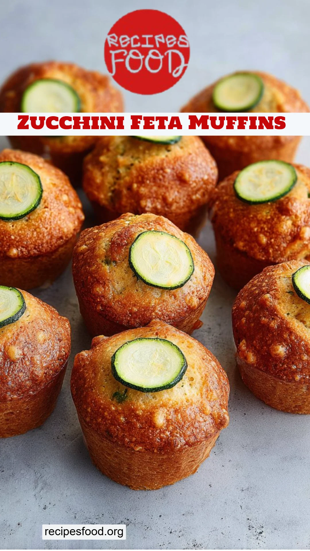 Zucchini Feta Muffins