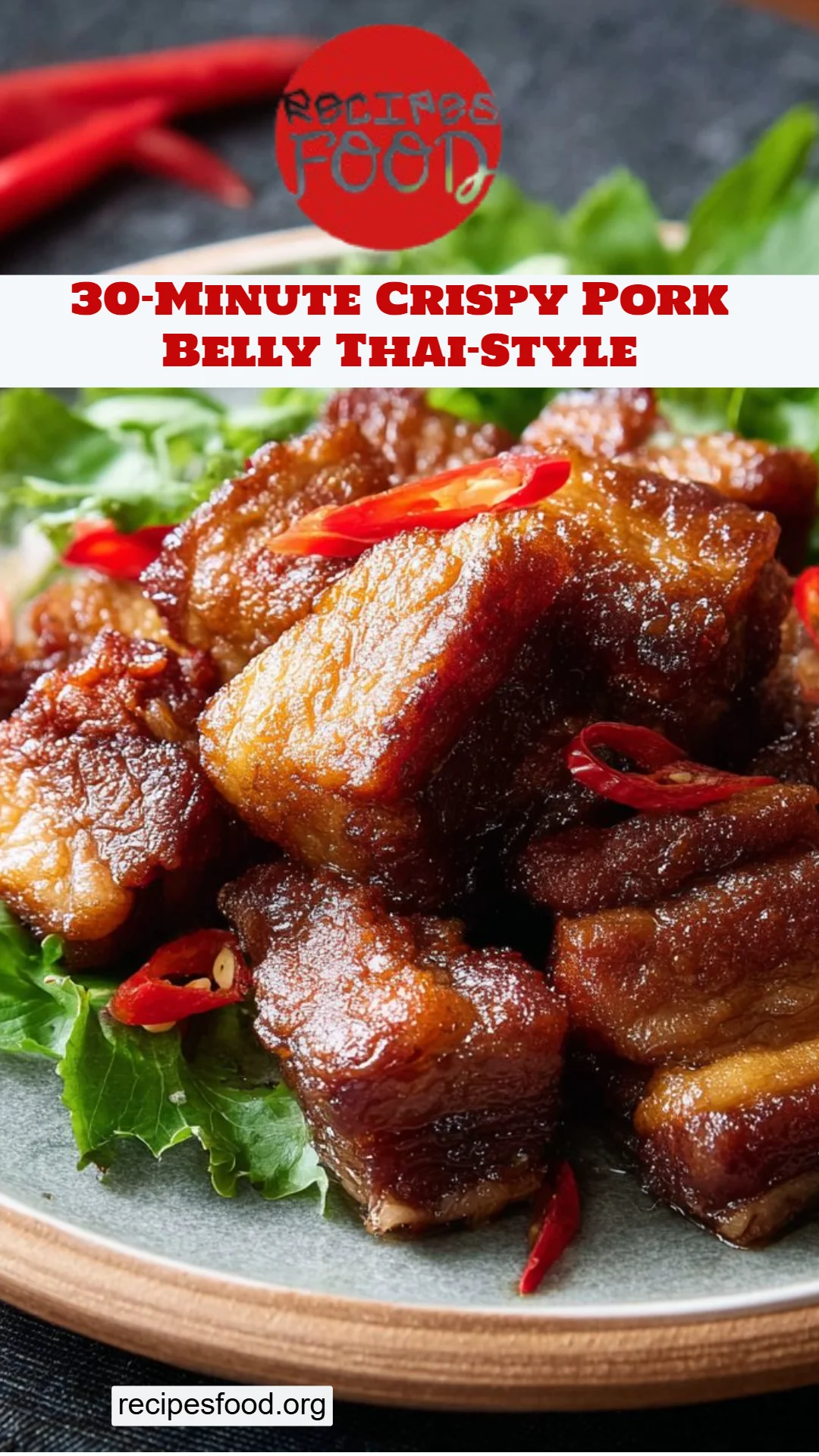 30-Minute Crispy Pork Belly Thai-Style