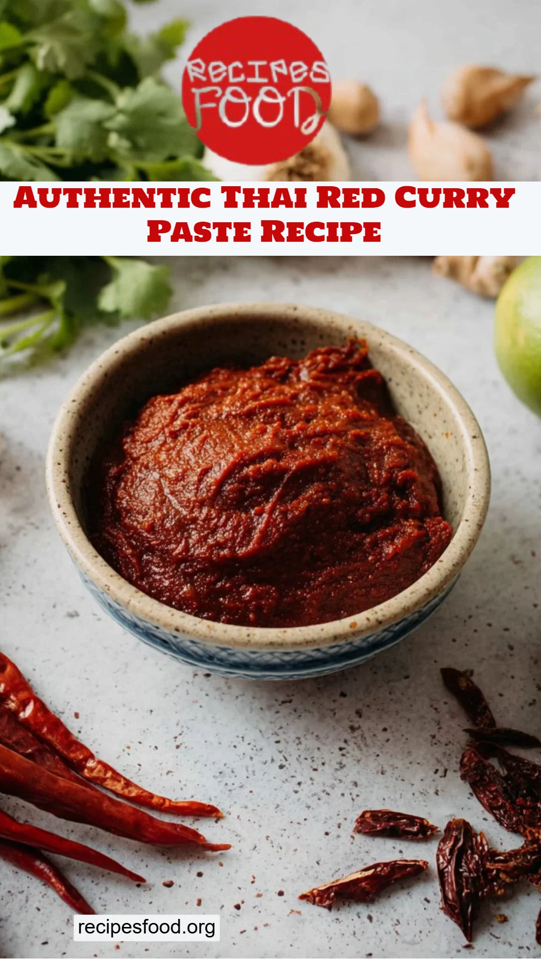 Authentic Thai Red Curry Paste Recipe