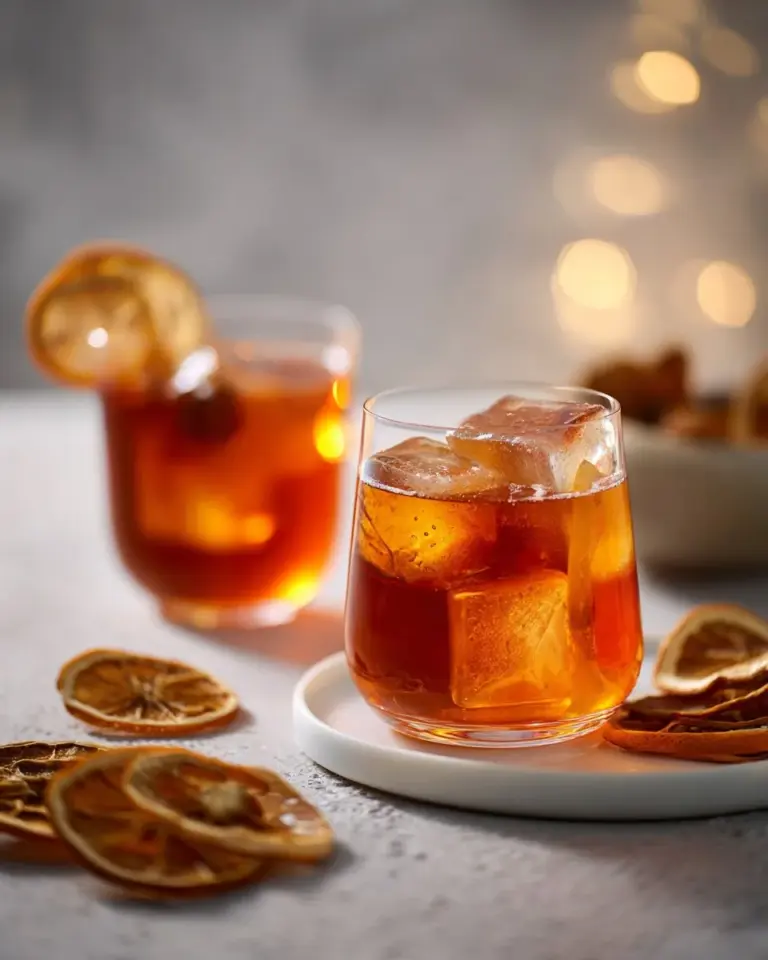 Bael Fruit Tea brewed in a cup, showcasing its rich color and natural ingredients.