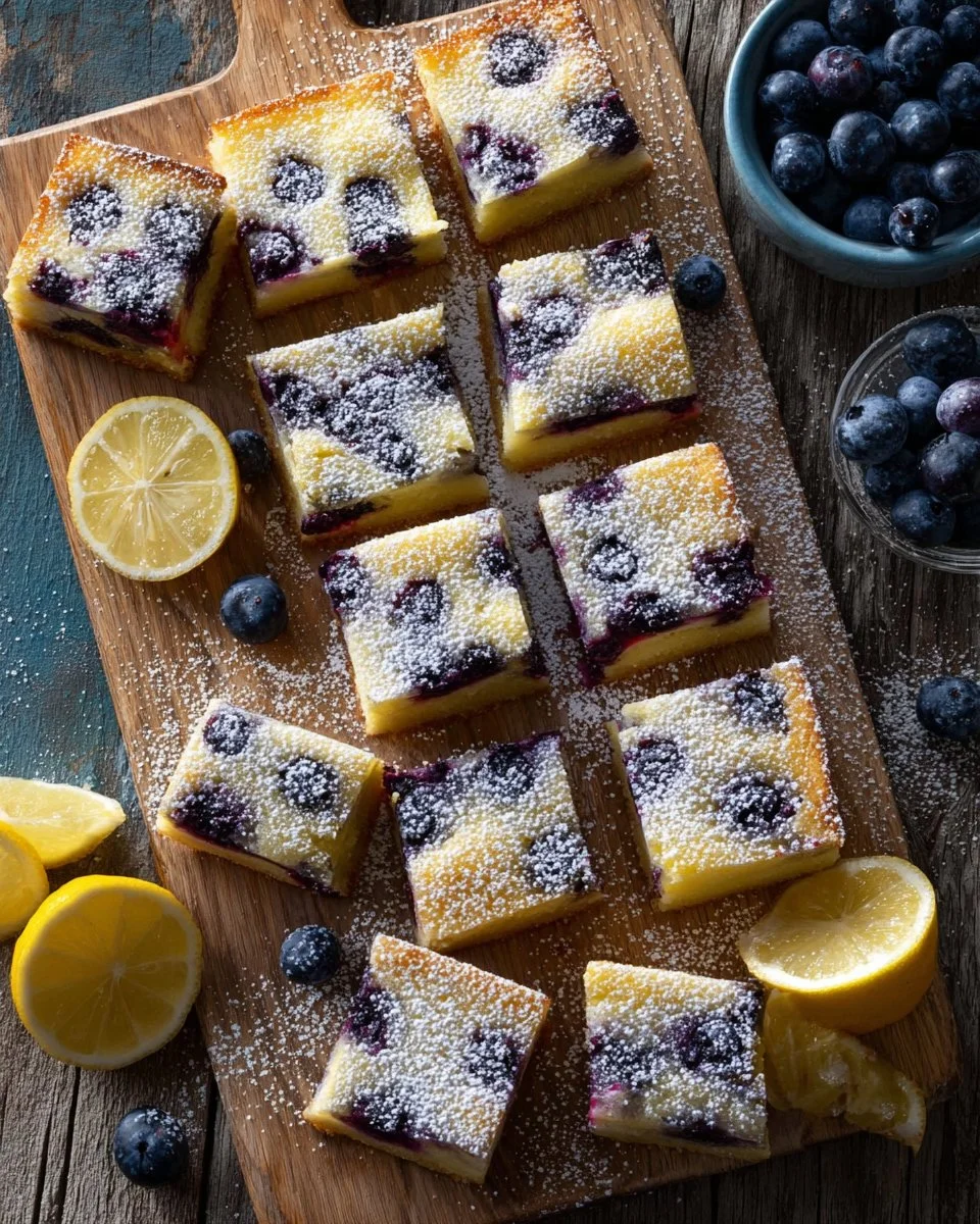 Lemon Blueberry Bars