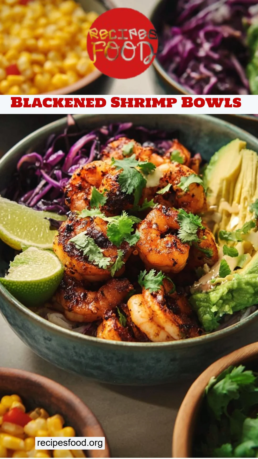 Blackened Shrimp Bowls