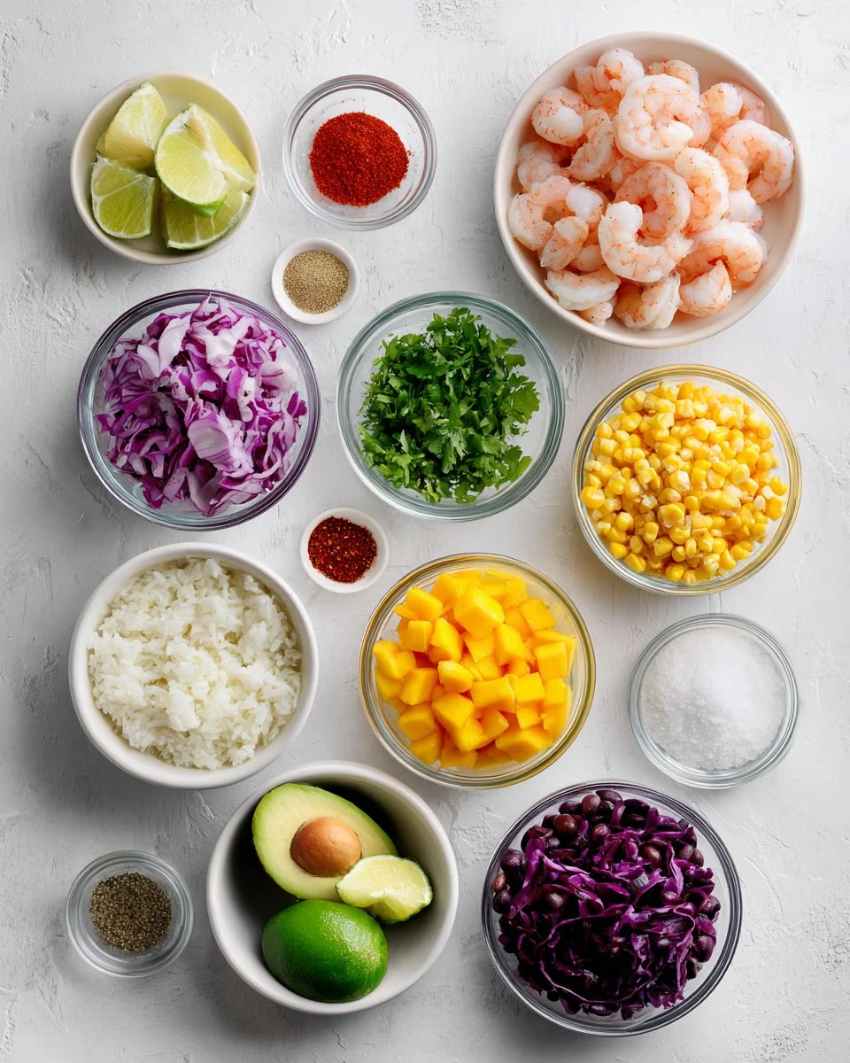 Blackened Shrimp Bowls