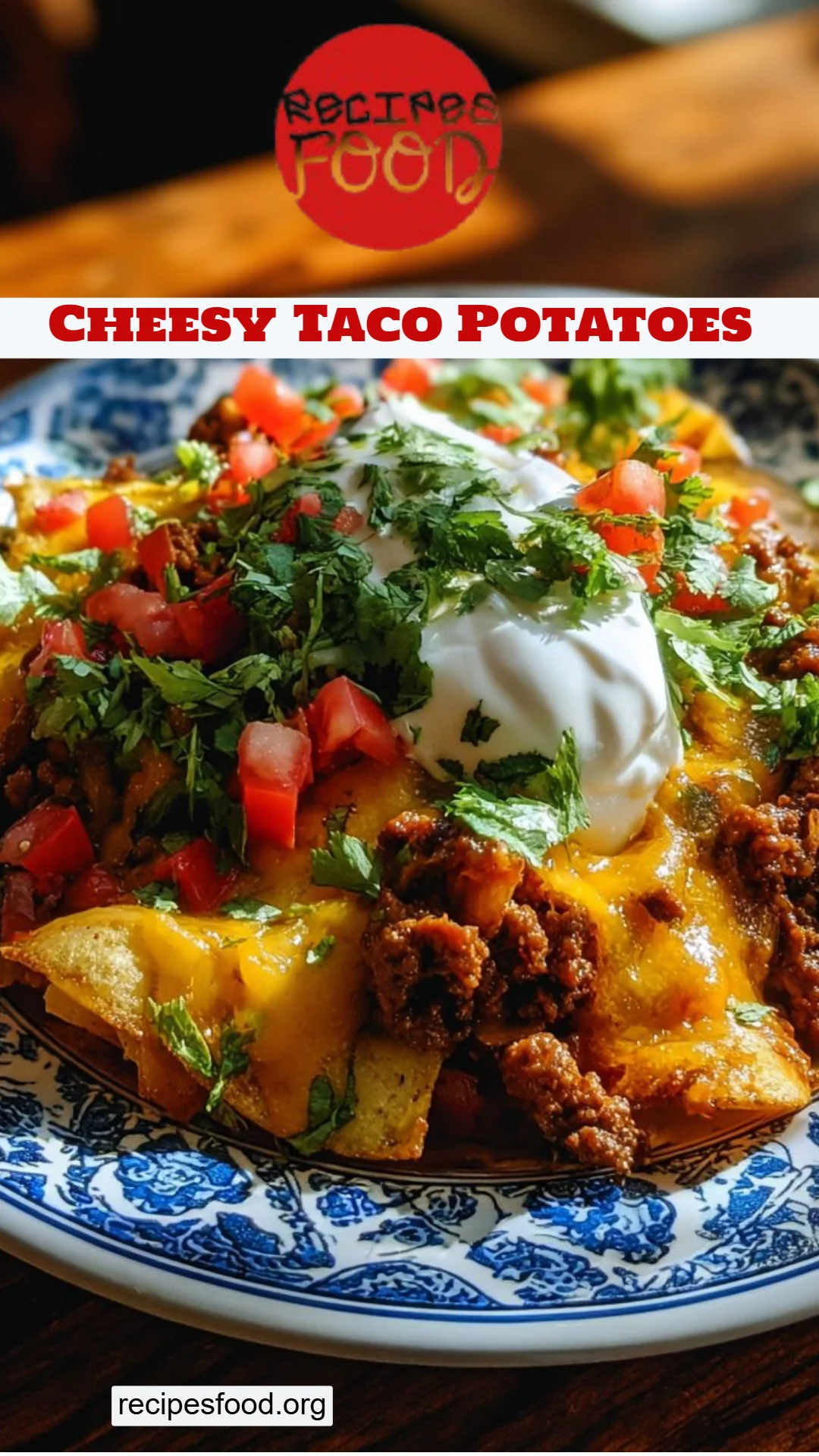 Cheesy Taco Potatoes