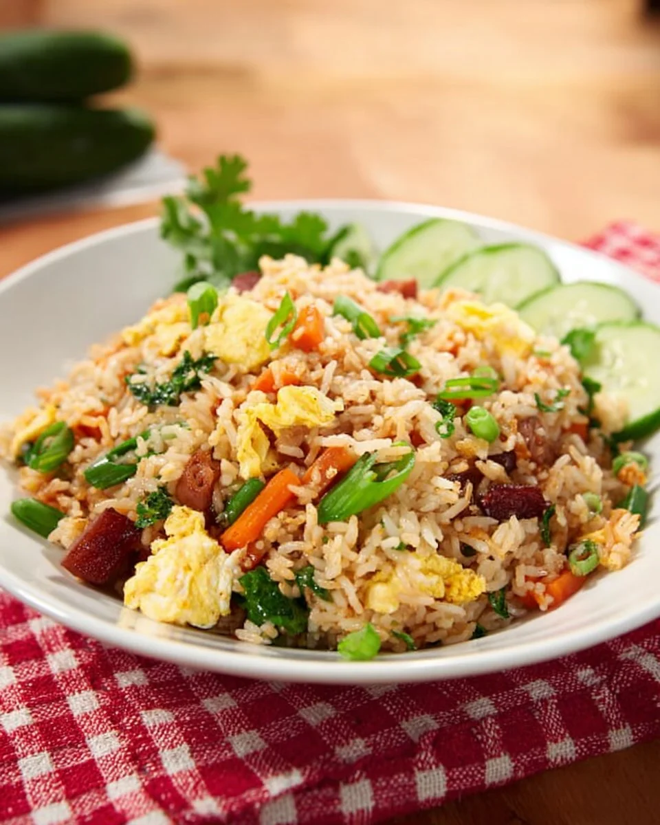 Chinese Sausage Fried Rice