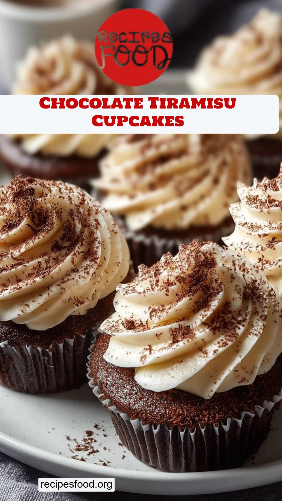 Chocolate Tiramisu Cupcakes