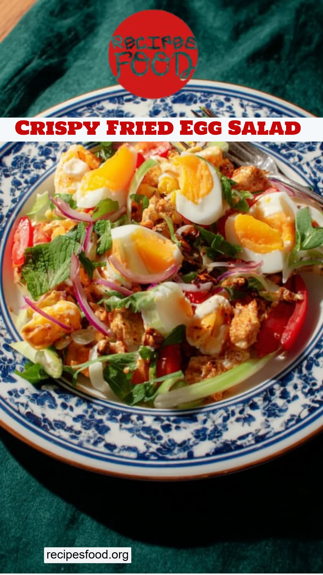 Crispy Fried Egg Salad