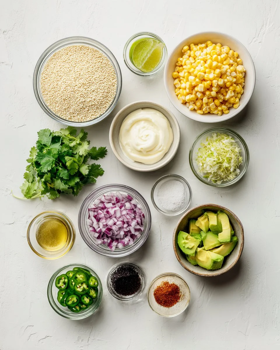 Dairy-Free Mexican Street Corn Quinoa Salad