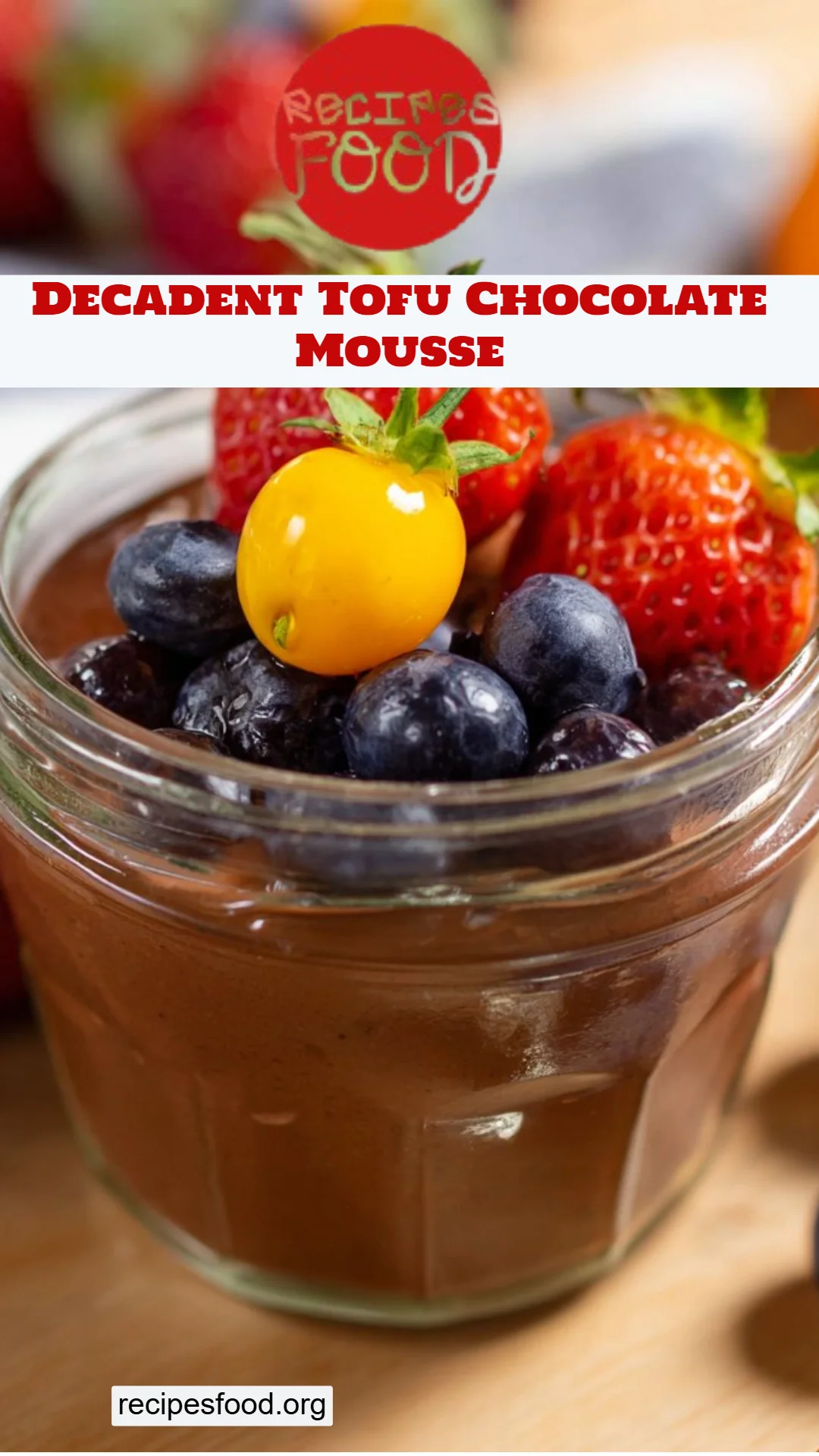 Decadent Tofu Chocolate Mousse