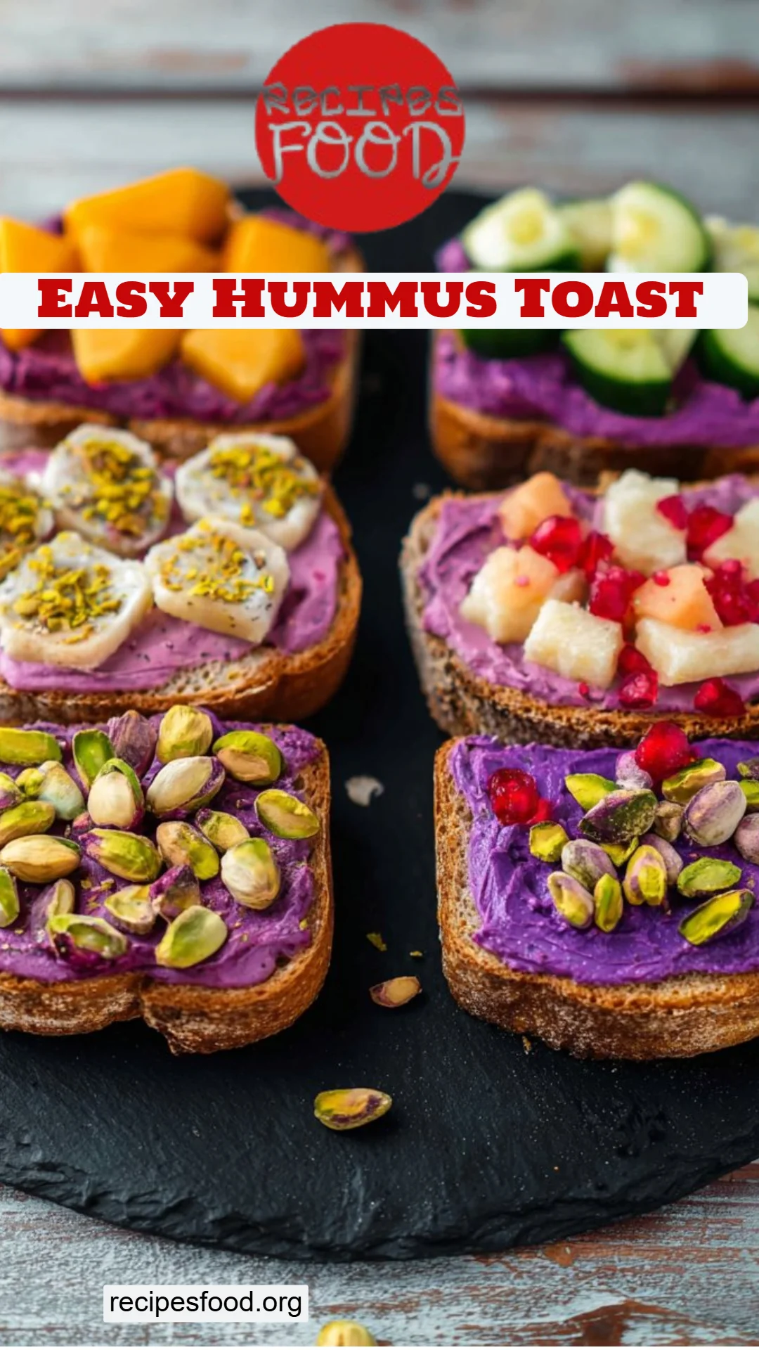Easy Hummus Toast