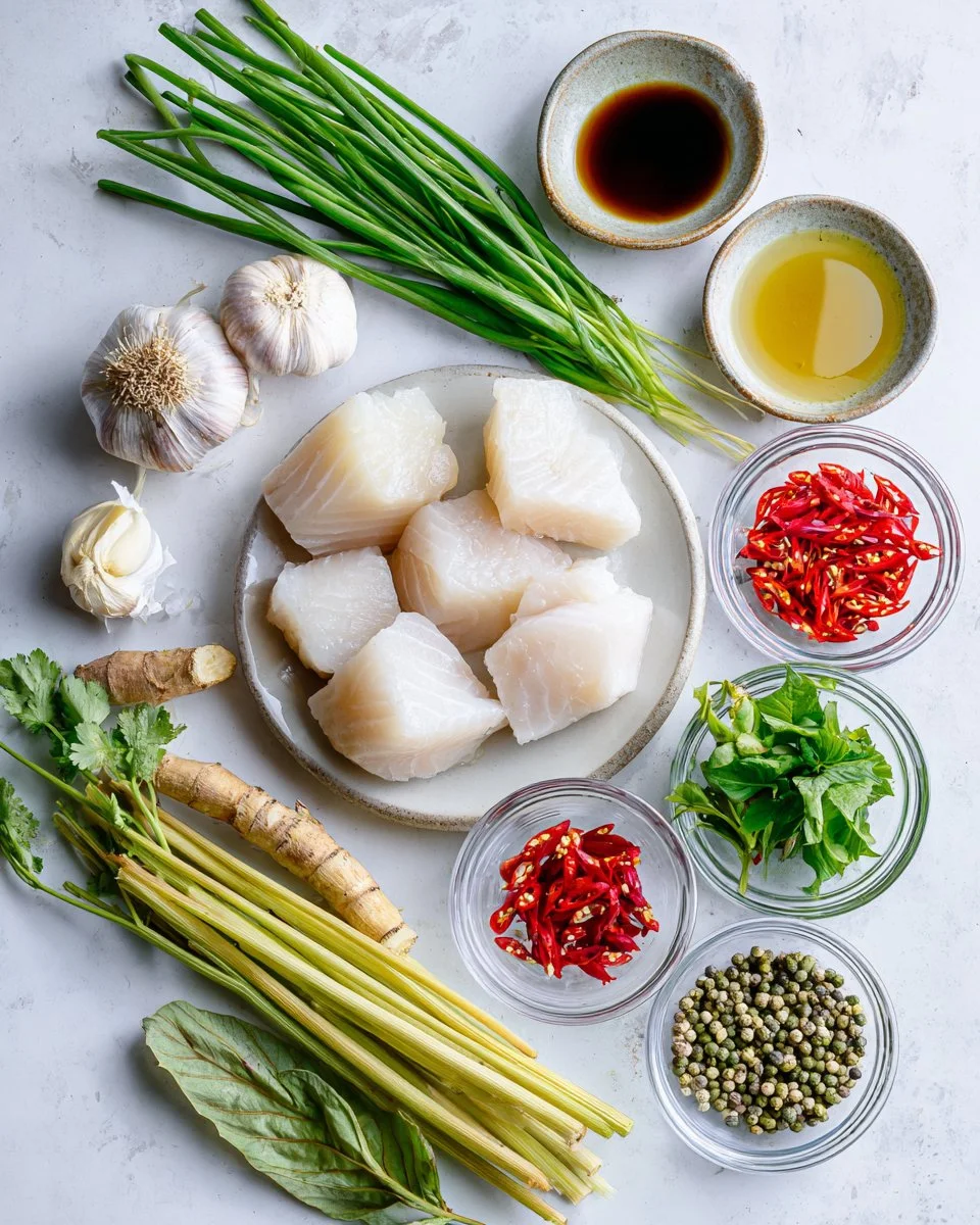 Fish and Herbs Stir-Fry