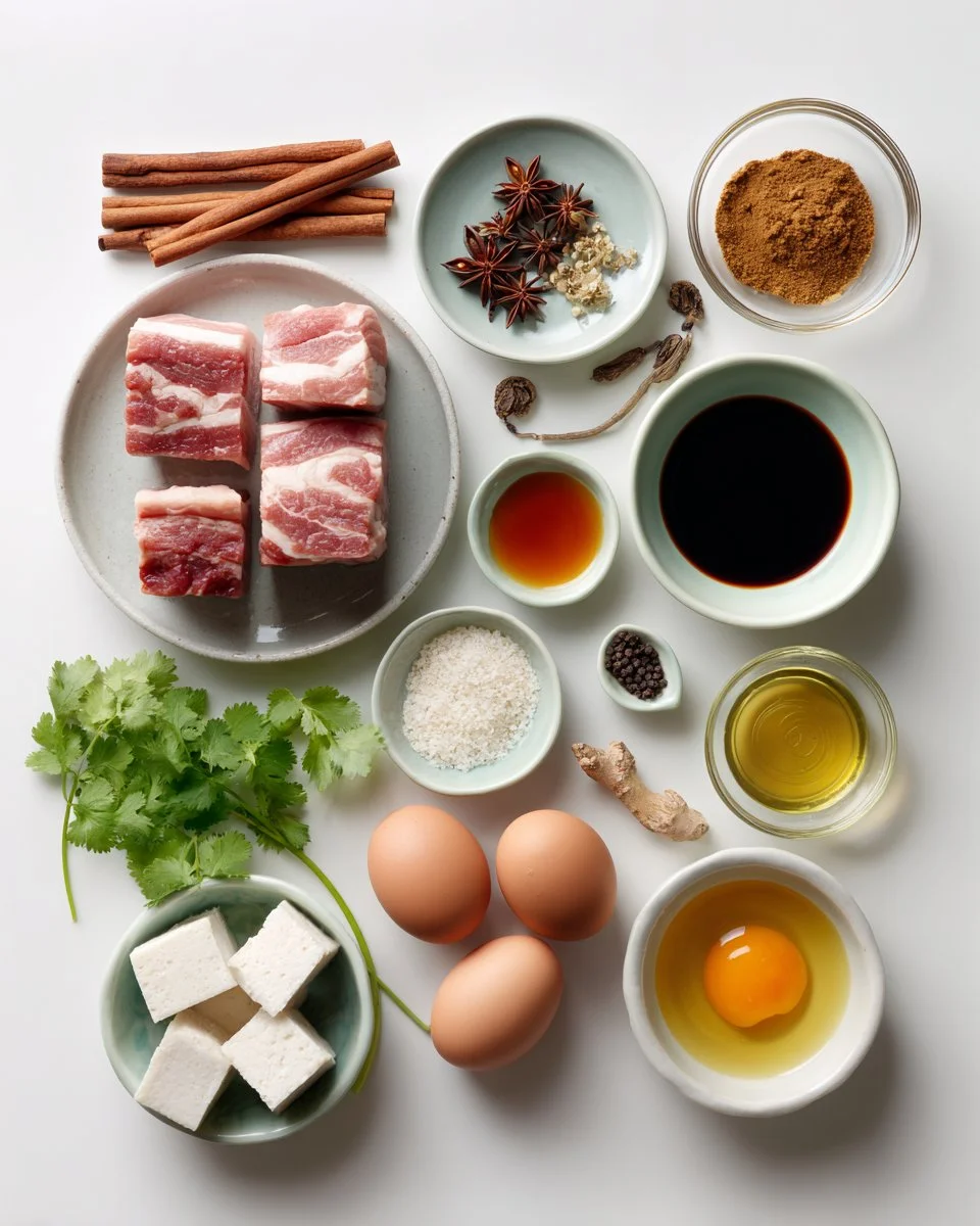 Five Spice Eggs and Pork Belly Stew