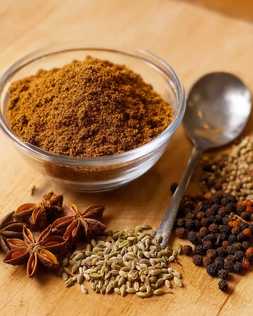 Image of Five Spice Powder blend used for cooking and seasoning.
