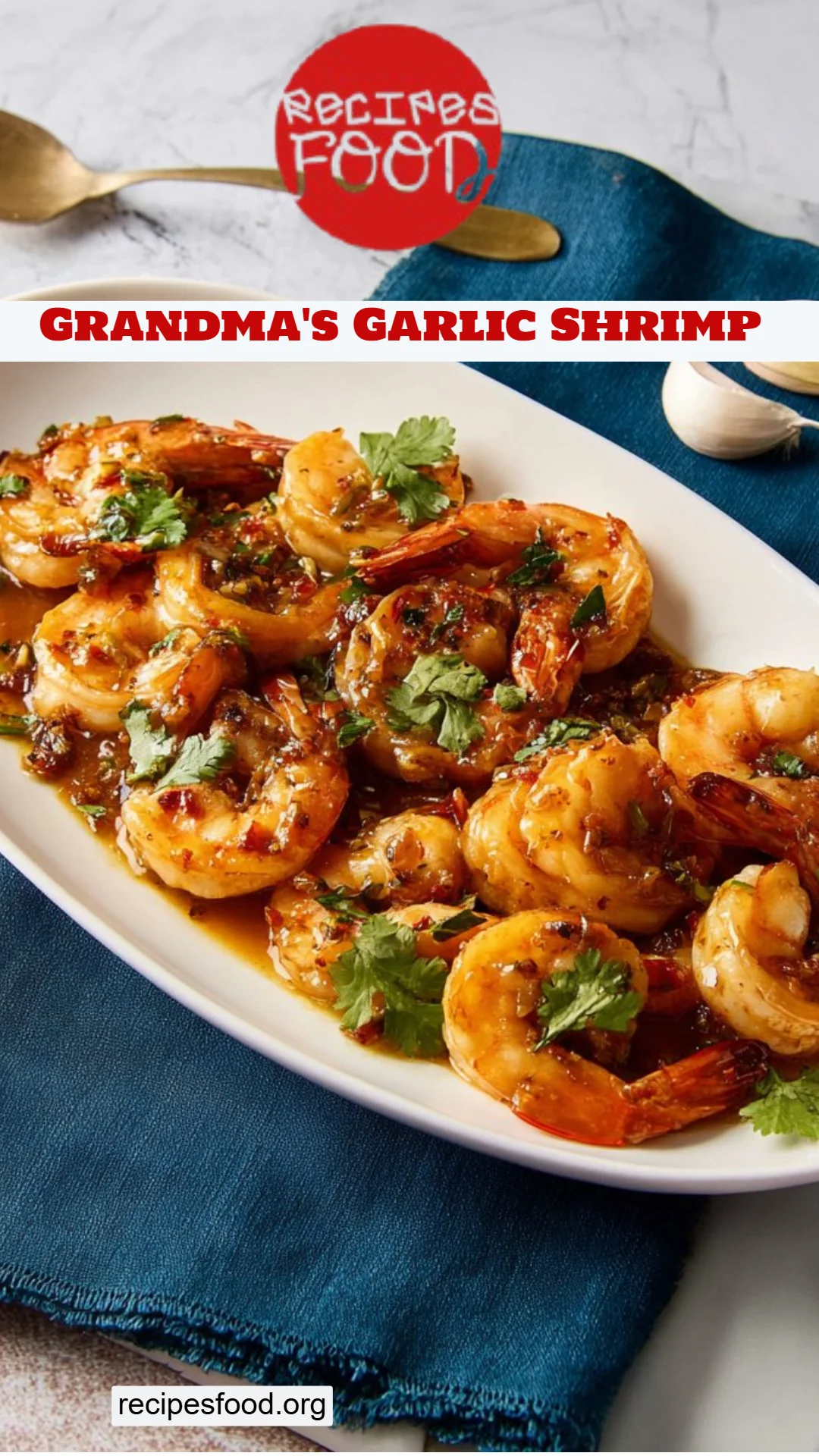 Grandma's Garlic Shrimp