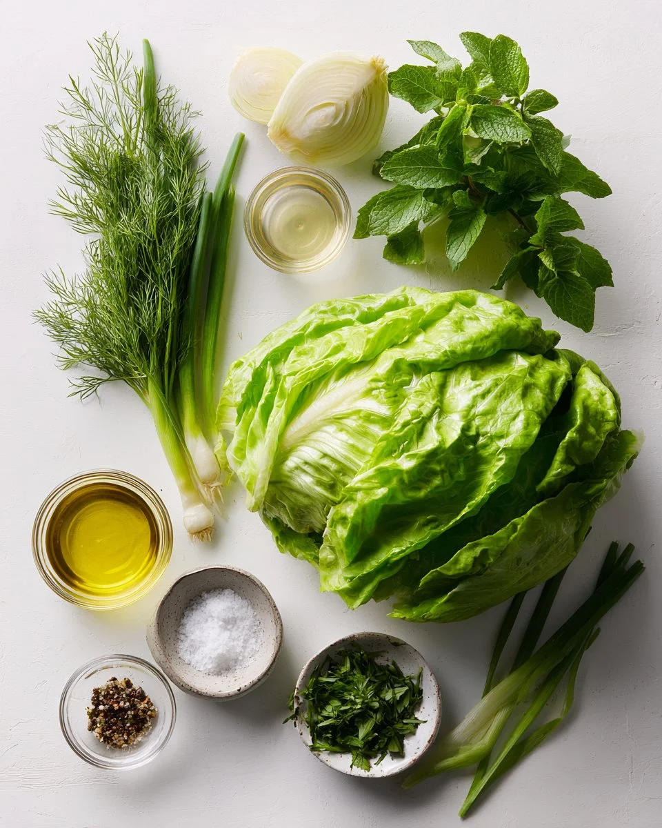 Greek Lettuce Salad